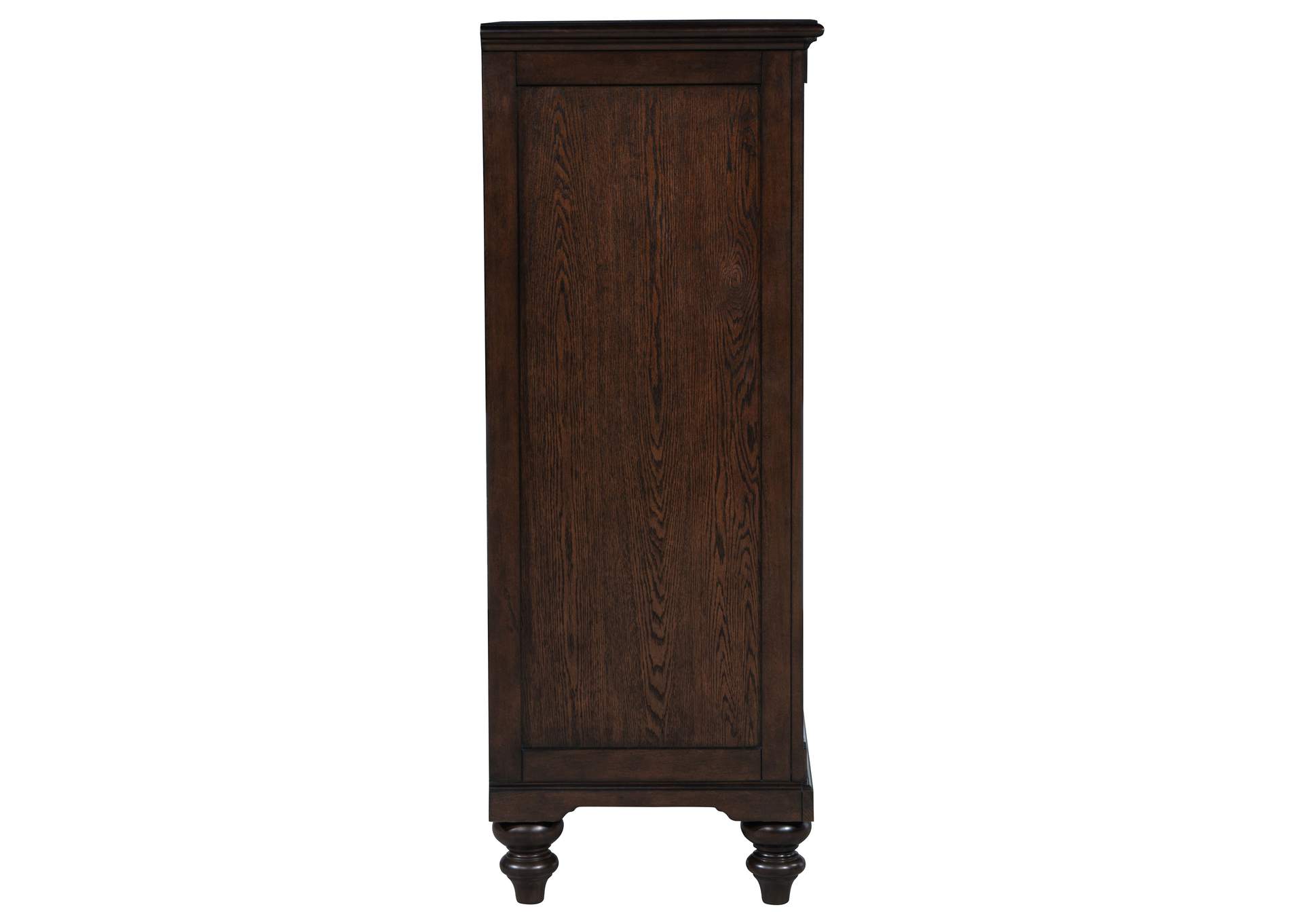 Andover 5-drawer Chest of Drawers Dark Oak