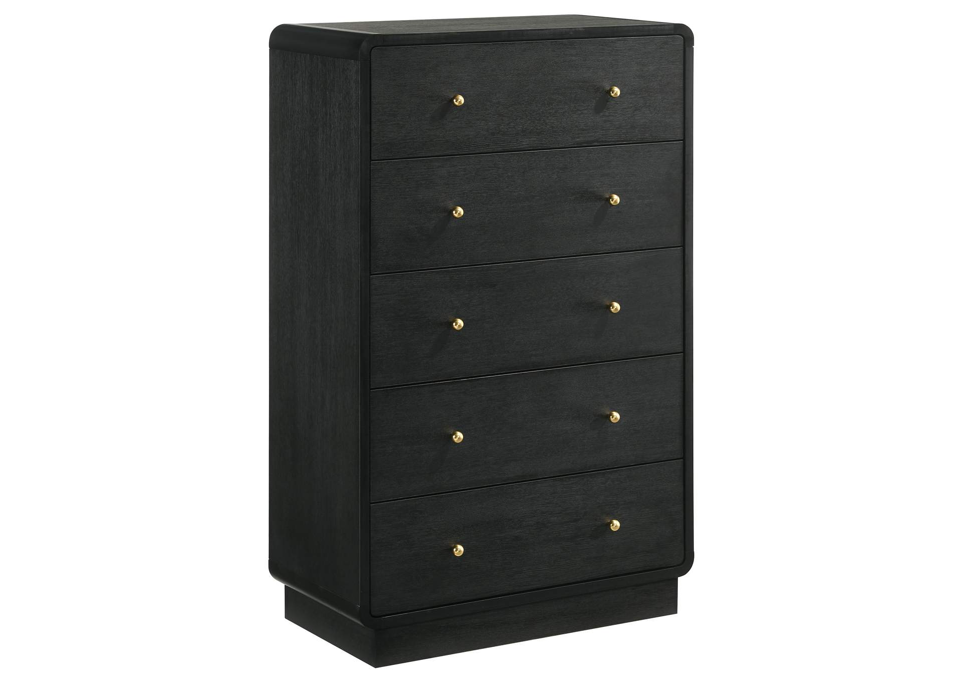 Cavelle 5-piece Full Bedroom Set Black image 3