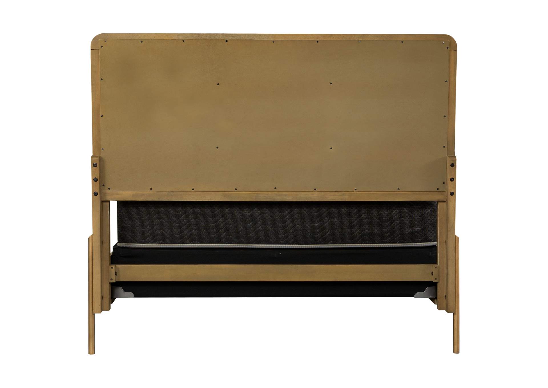 Arini Upholstered Eastern King Panel Bed Sand Wash and Grey