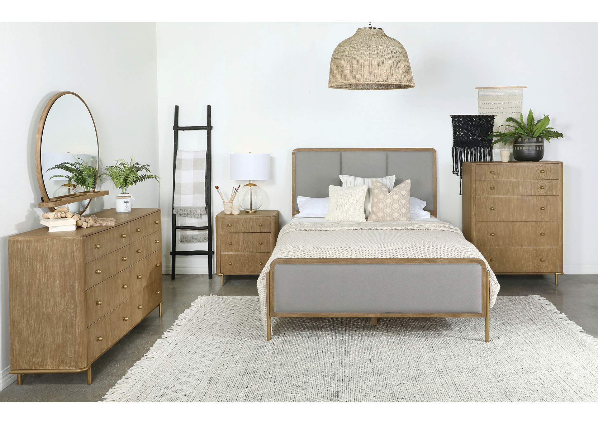 Arini Dresser Mirror Sand Wash image 8