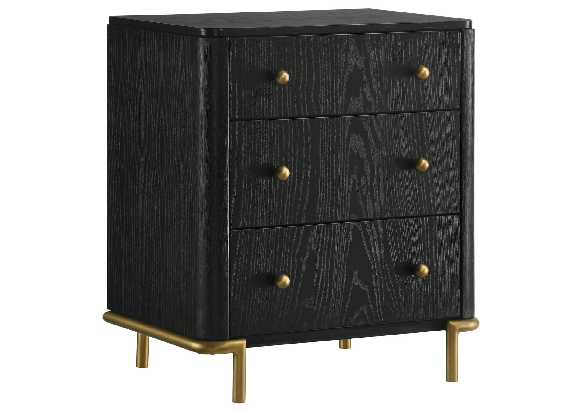 Arini 4-piece Queen Bedroom Set Black and Natural