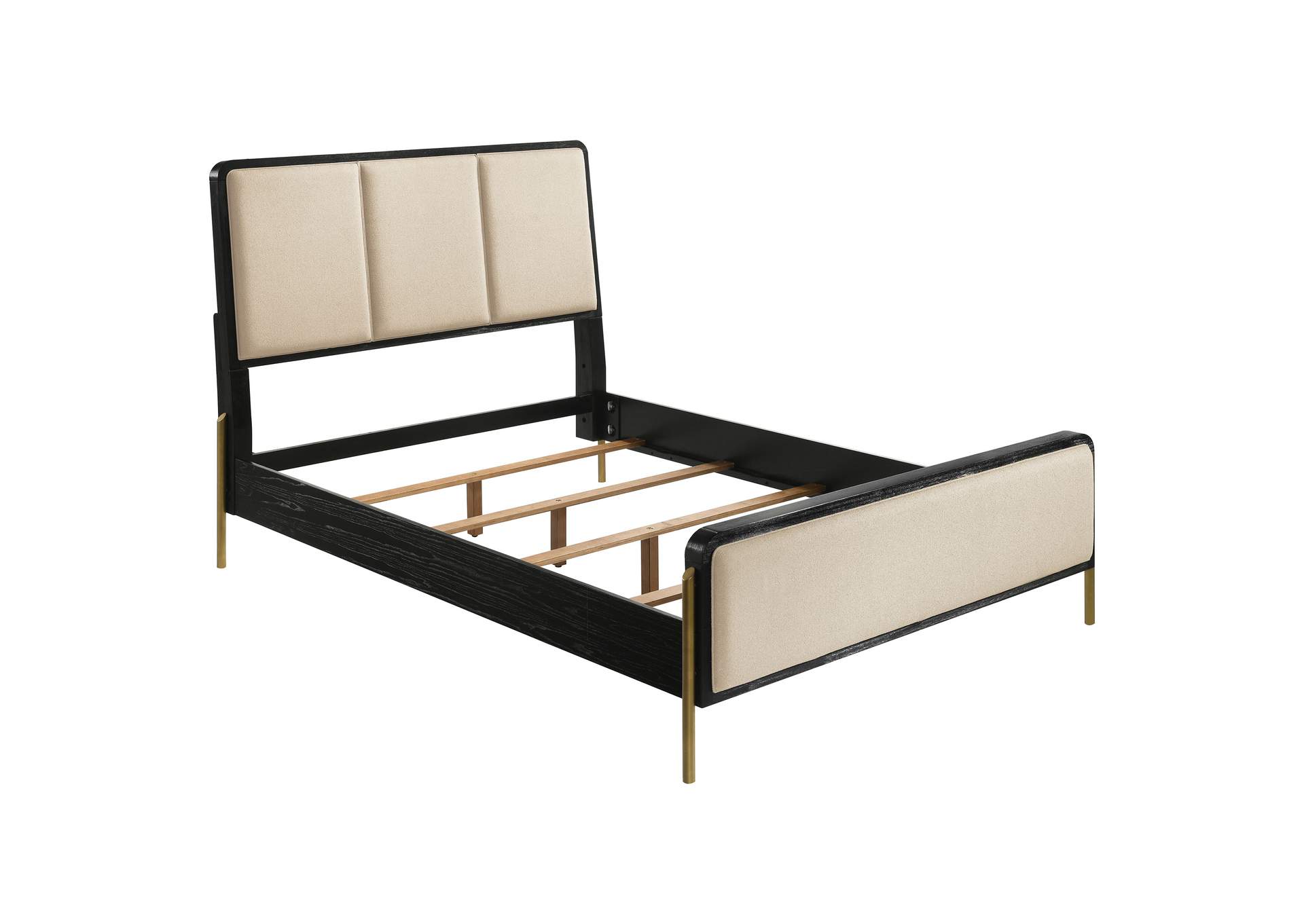 Arini 5-piece Eastern King Bedroom Set Cream and Black