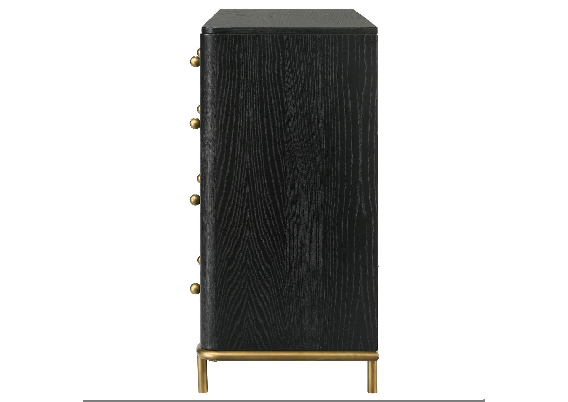 Arini 8-drawer Dresser Black