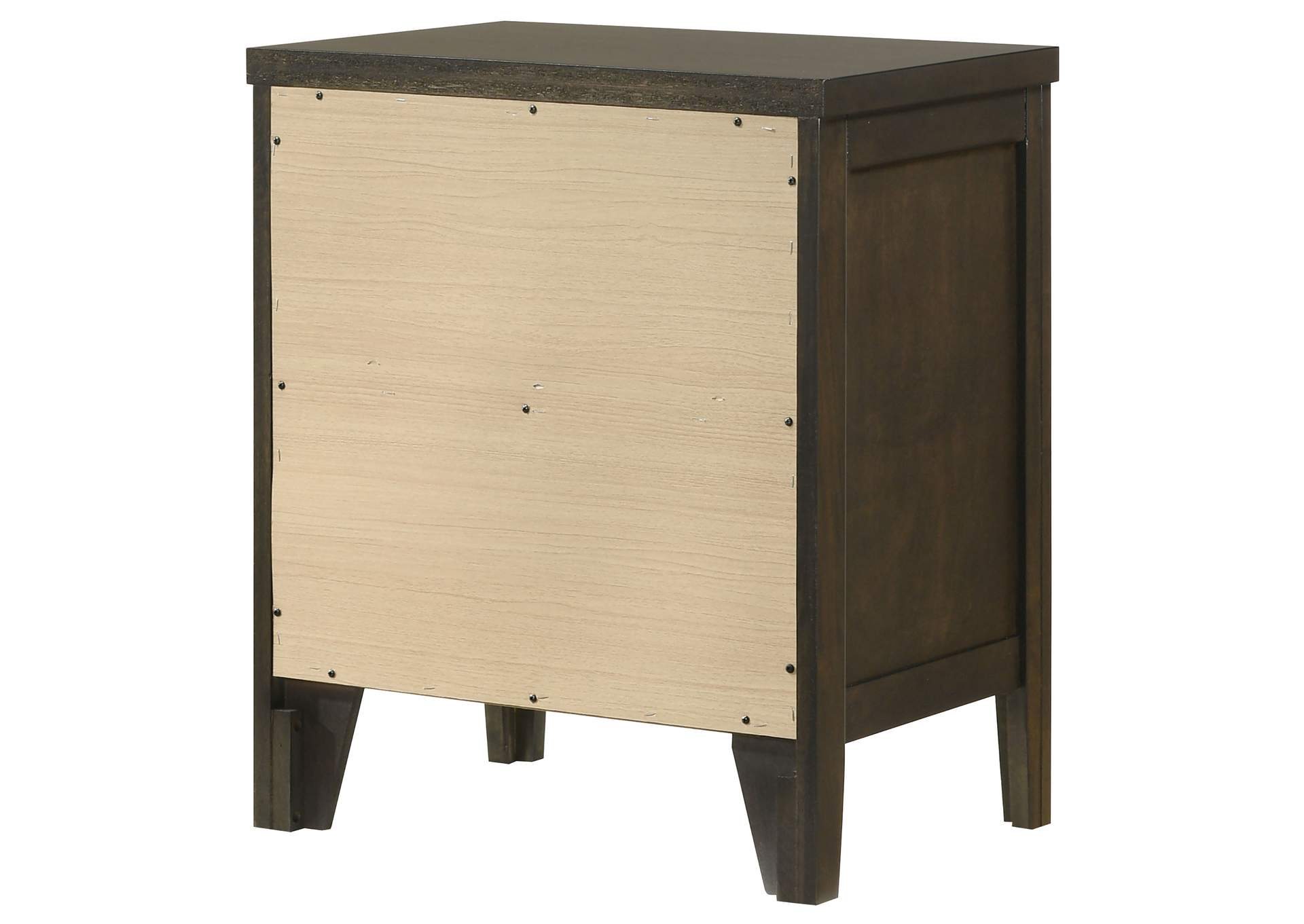 Wilkes 2-drawer Nightstand Bedside Table Dark Cocoa