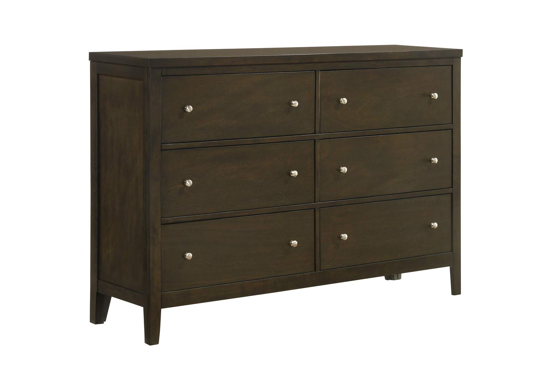 Wilkes 6-drawer Dresser Cabinet Dark Cocoa