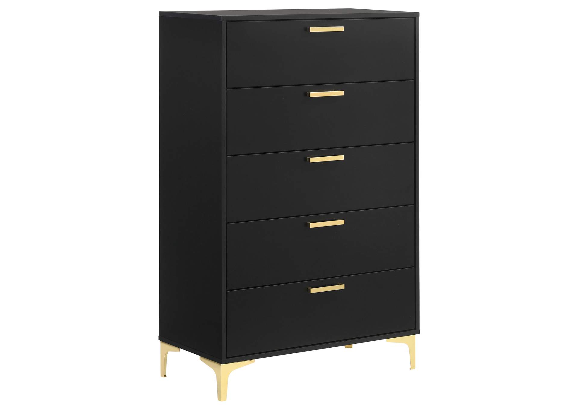 Kendall 5-piece Eastern King Bedroom Set Black