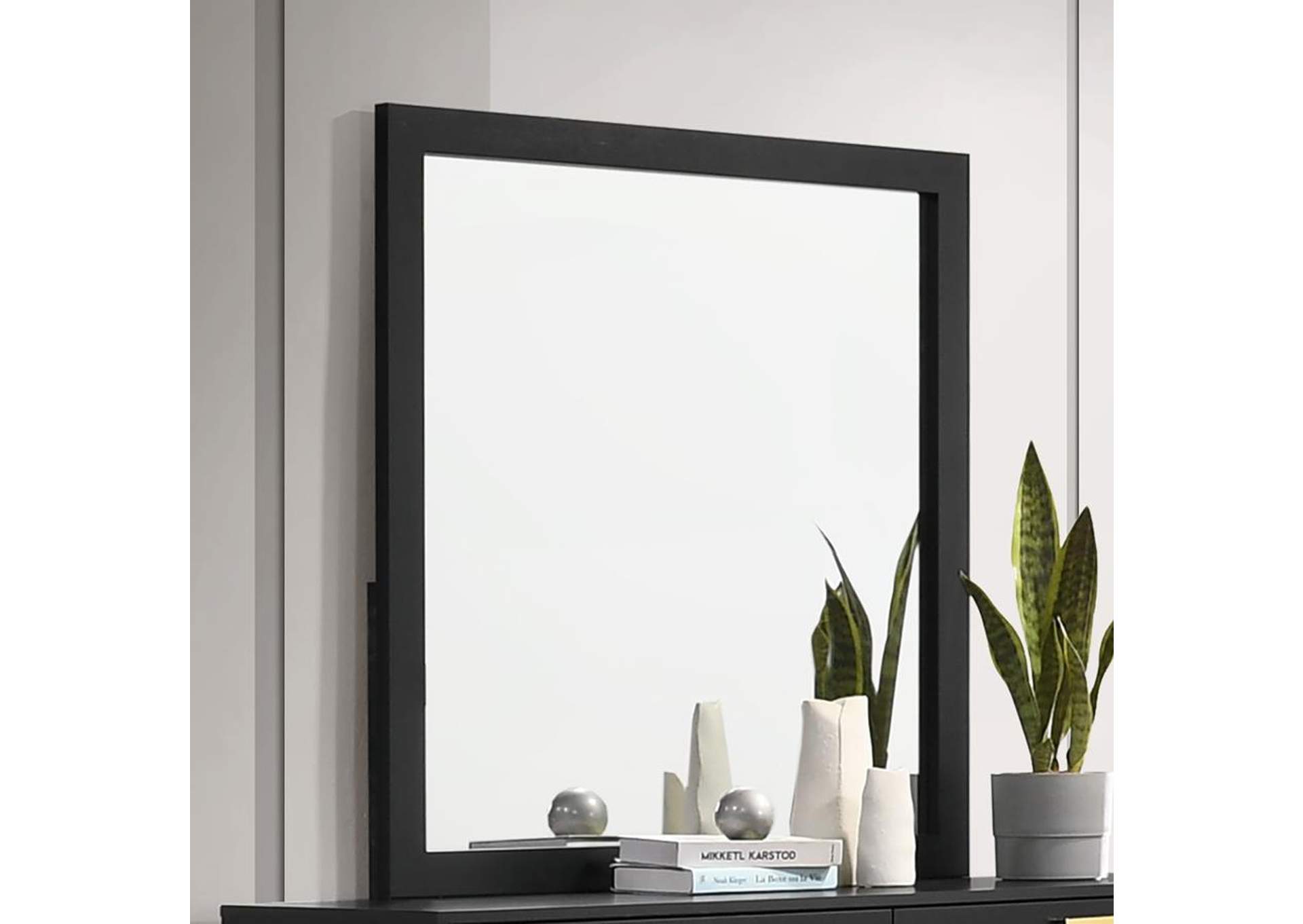 Kendall Square Dresser Mirror Black
