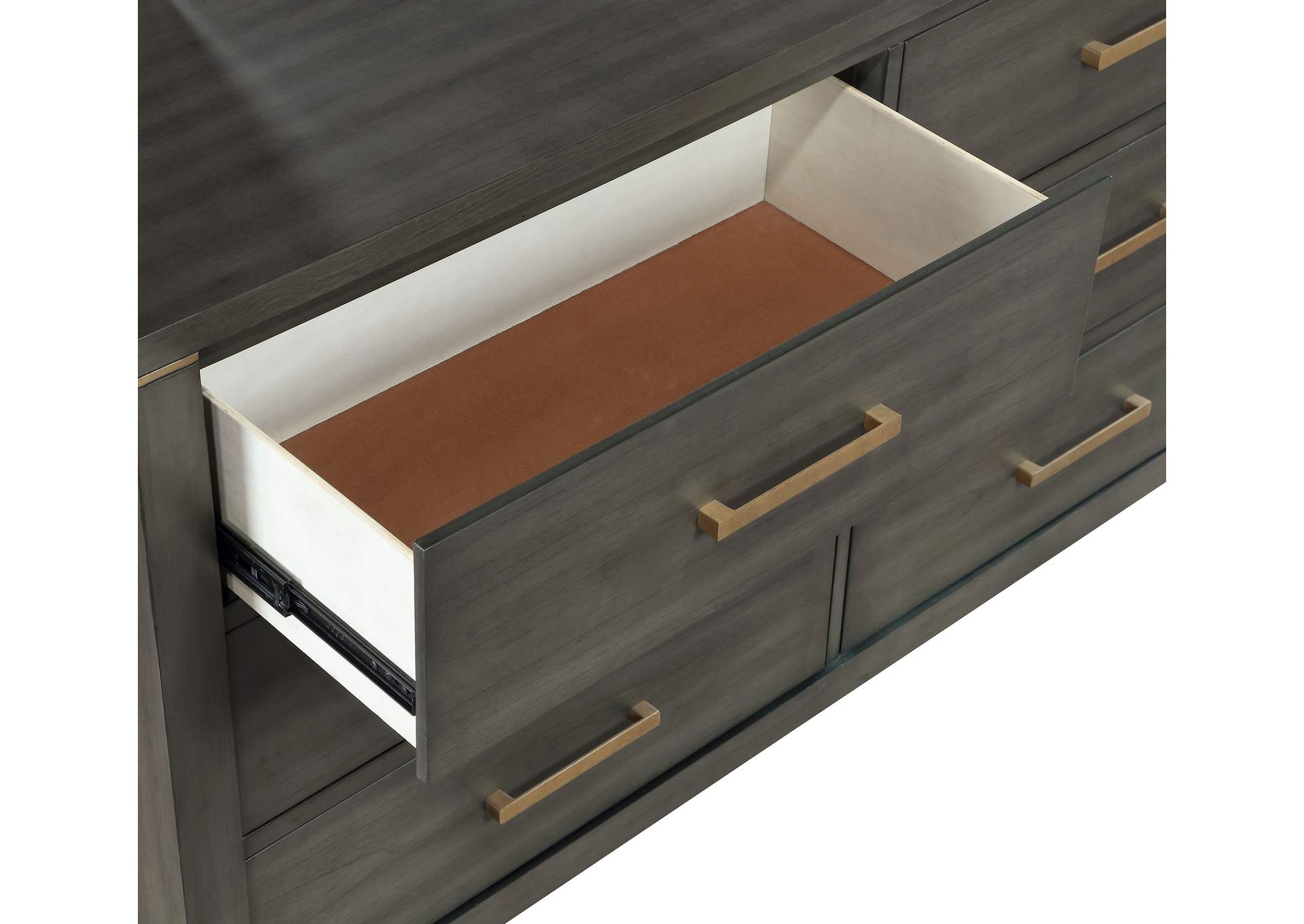 Kieran 6-drawer Dresser Grey