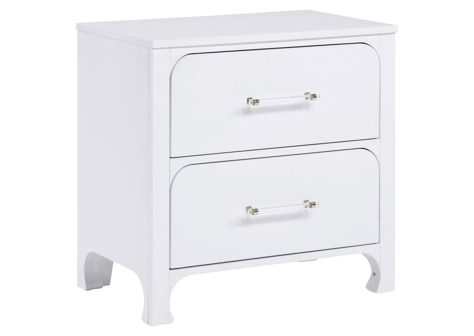 Anastasia 5-piece Eastern King Bedroom Set Pearl White