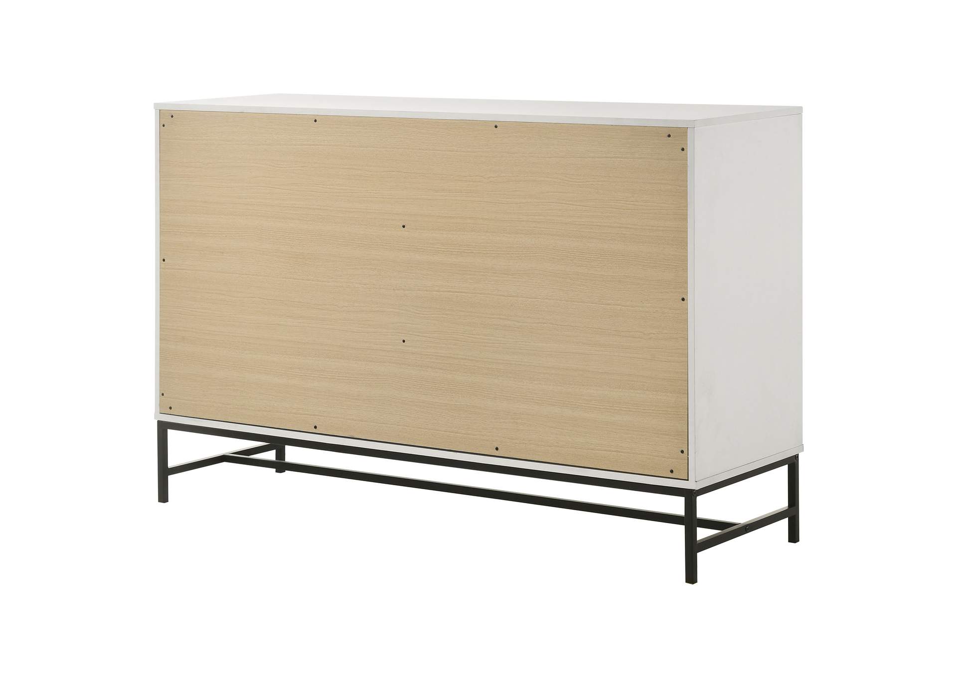 Sonora 6-drawer Bedroom Dresser White