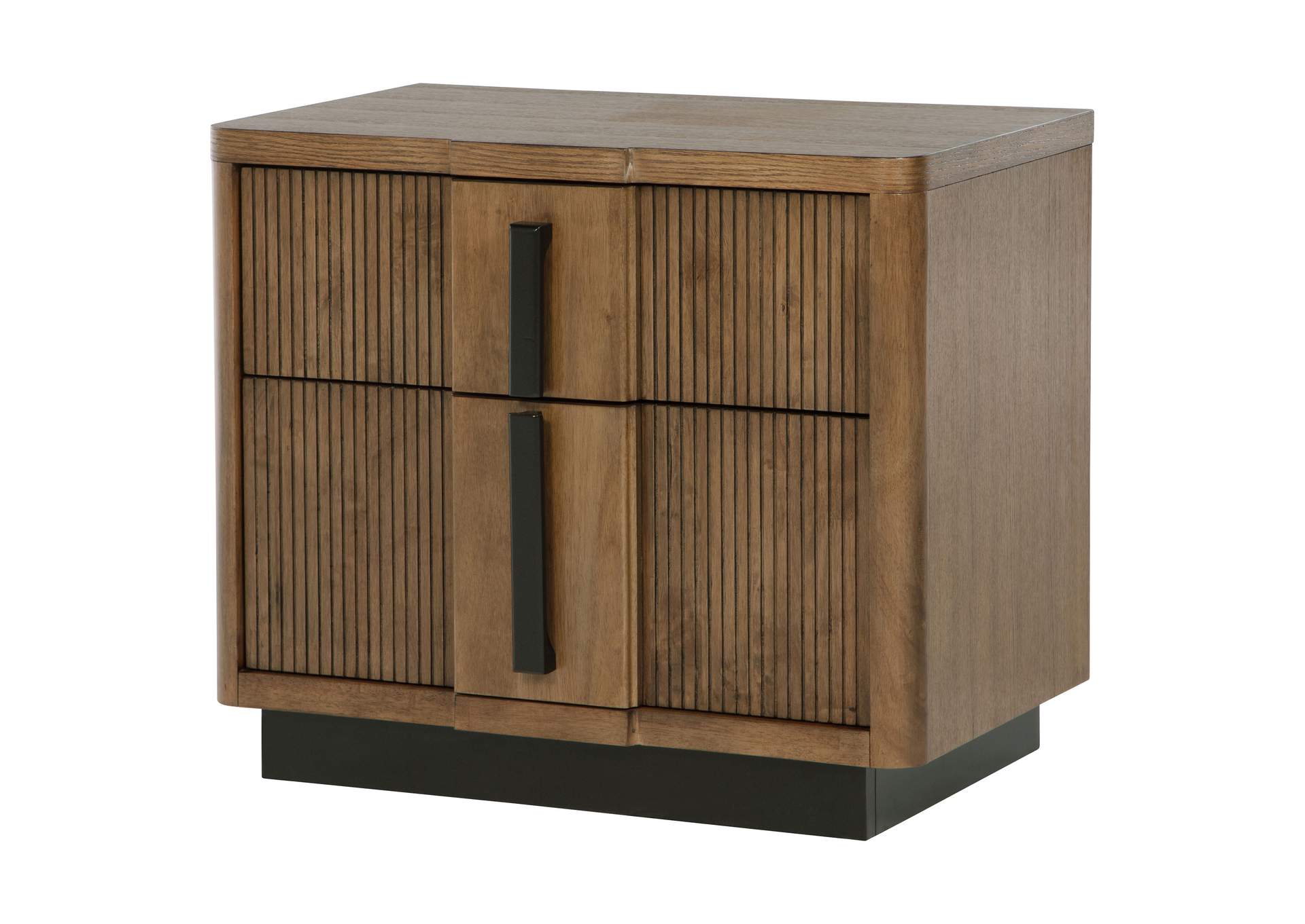 Terrace 2-drawer Nightstand Bedside Table Ash Brown