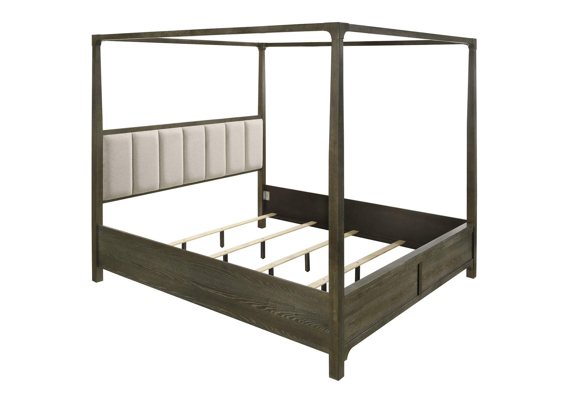 Gran Park California King Four Poster Canopy Bed Dark Cocoa