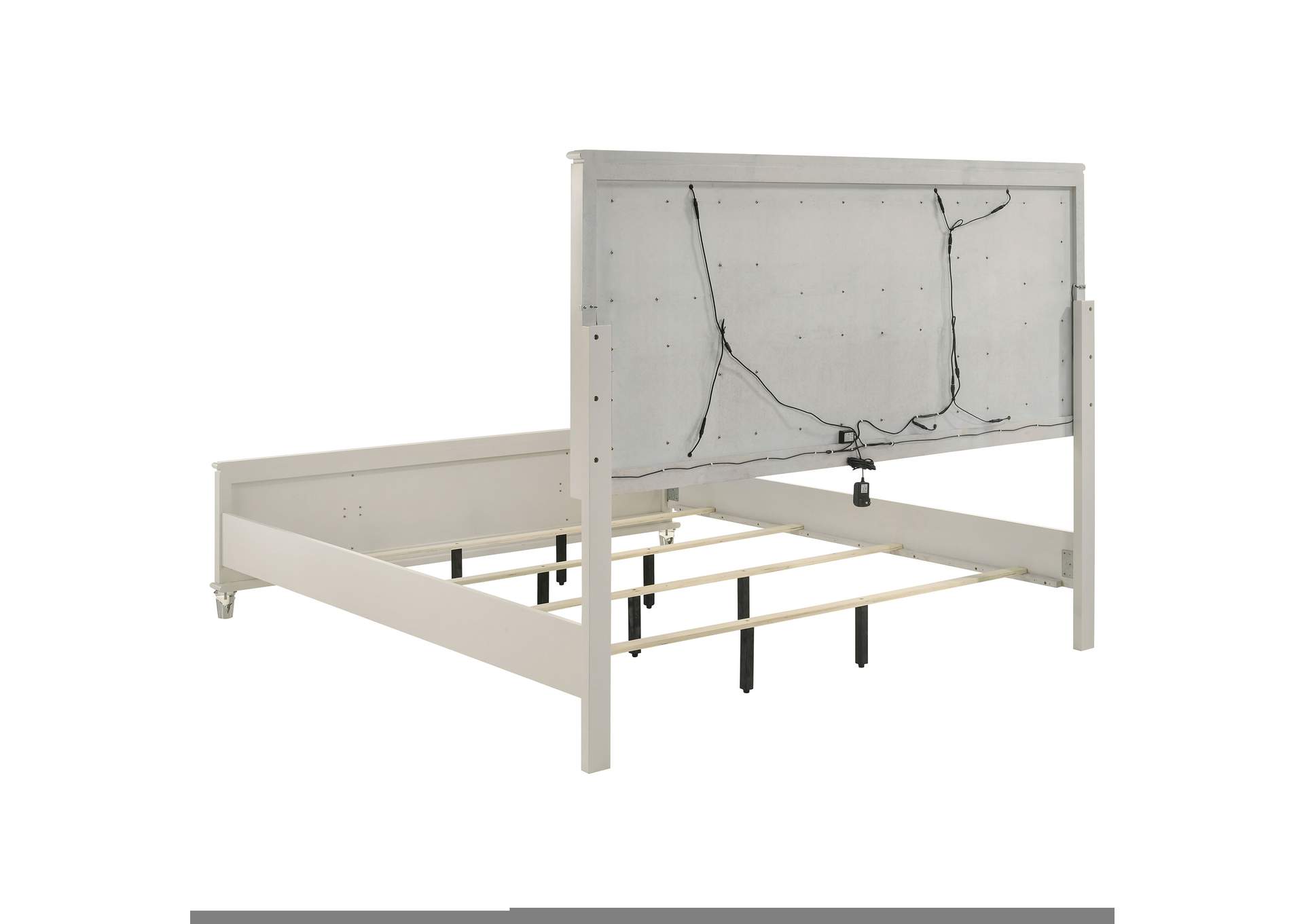Olivia 5-piece Eastern King Bedroom Set Pearl White