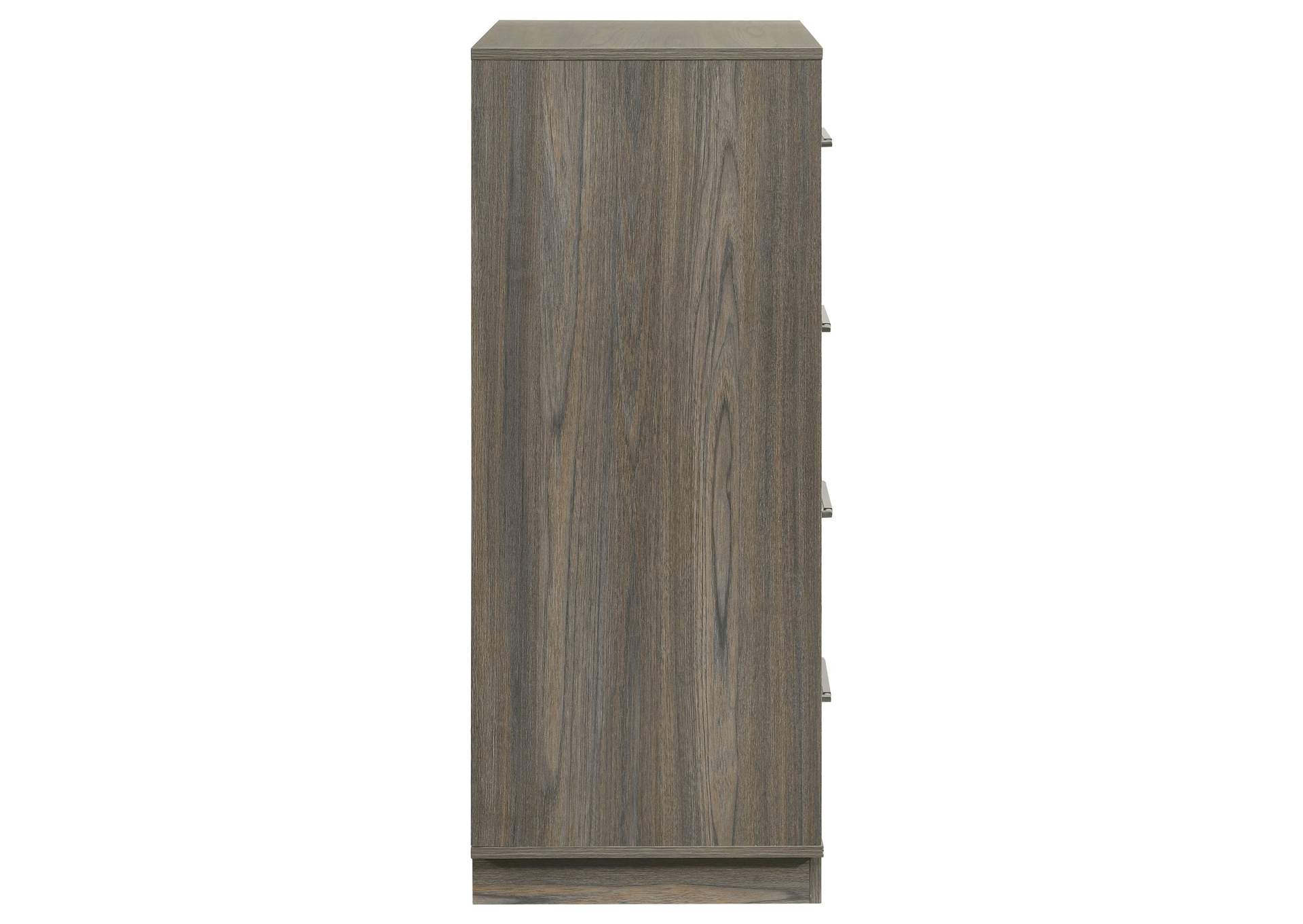 Fenwick 4-drawer Chest of Drawers Grey Oak