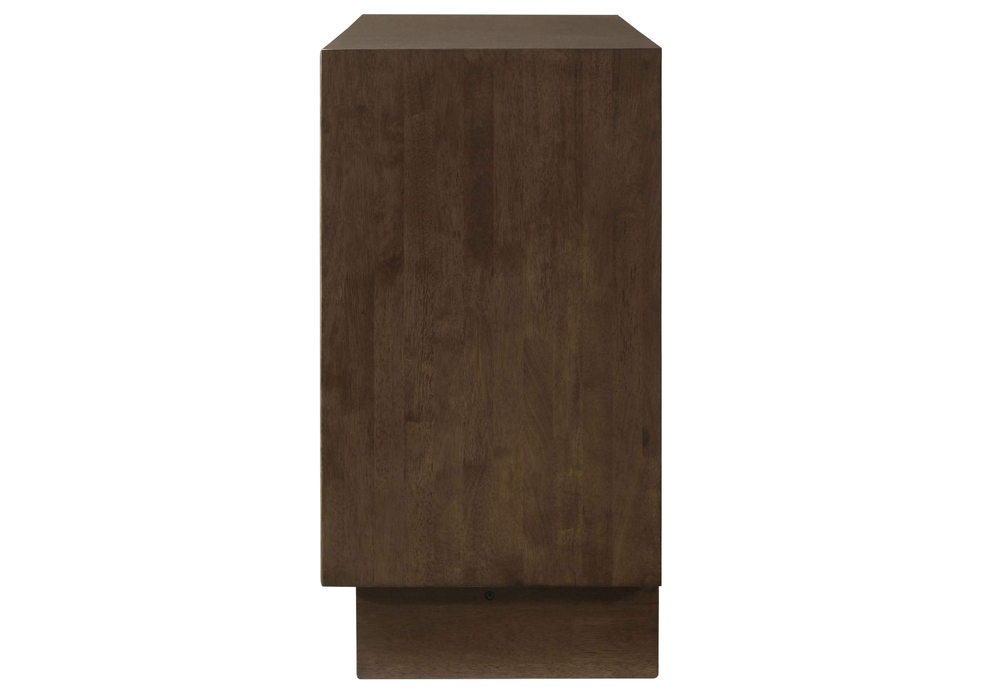 Glenwood 6-drawer Dresser Cabinet Warm Brown