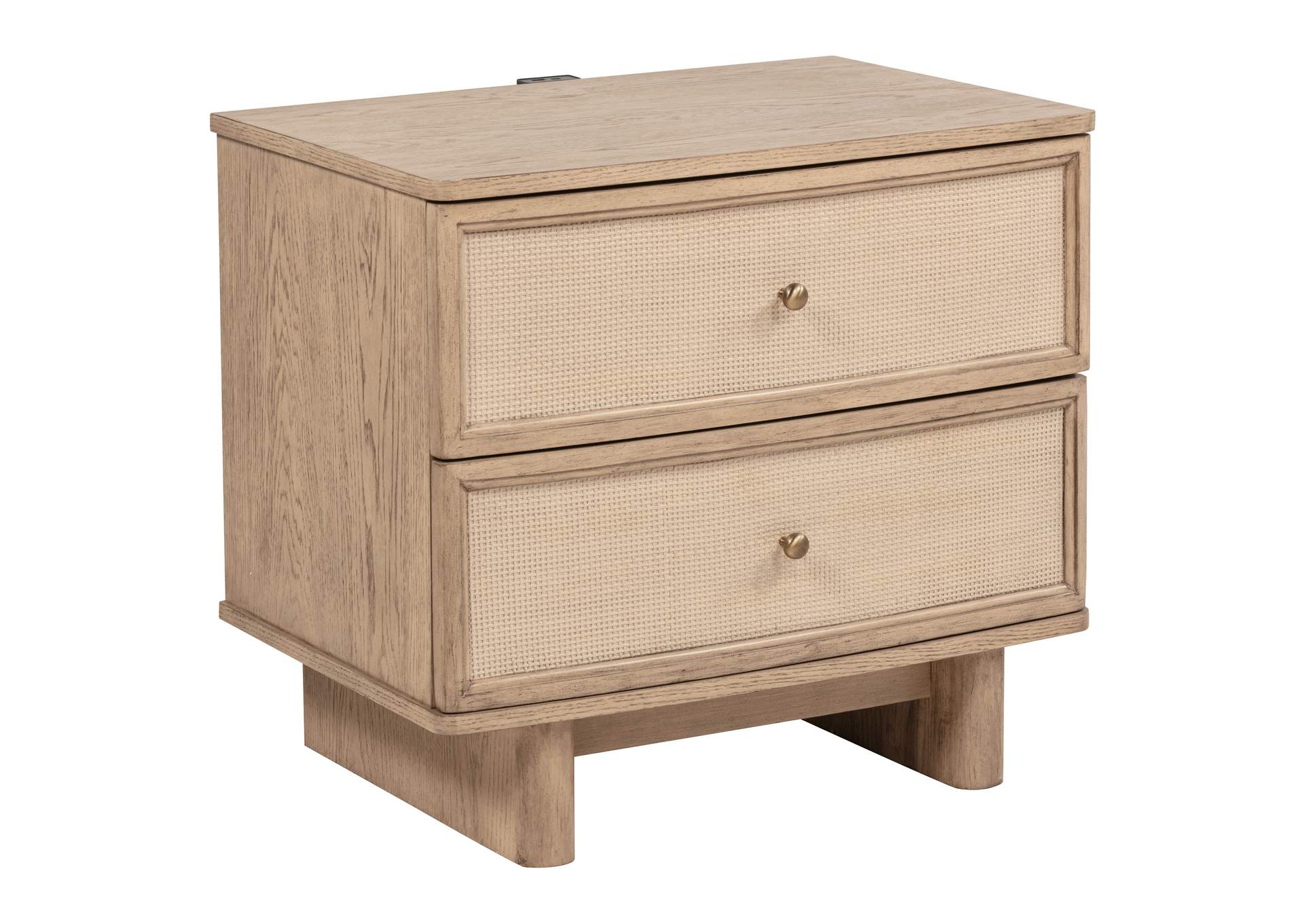 Kailani 4-piece Eastern King Bedroom Set Beige Oak image 18