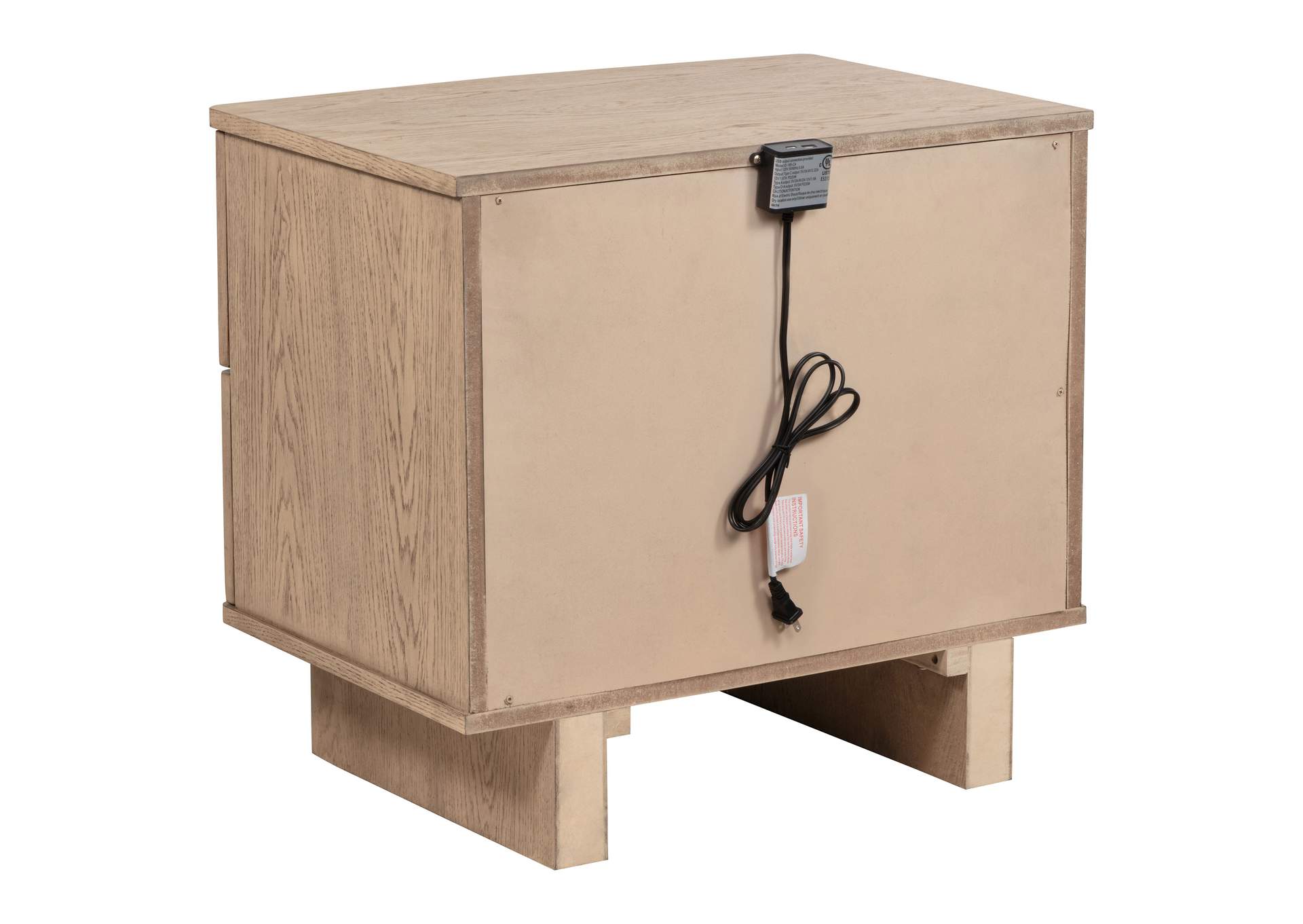 Kailani 4-piece Queen Bedroom Set Beige Oak image 16