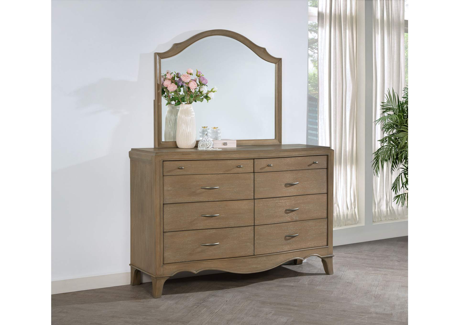 DRESSER WITH MIRROR