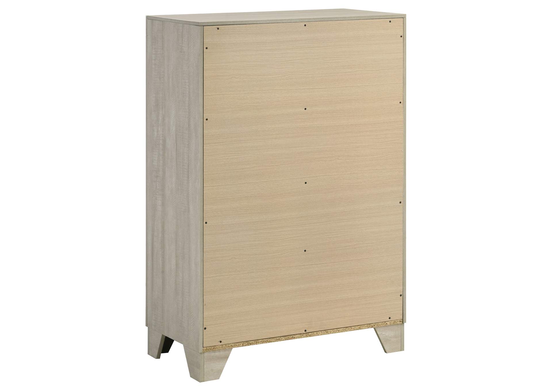 Trenton 5-piece Full Bedroom Set Rustic Cream
