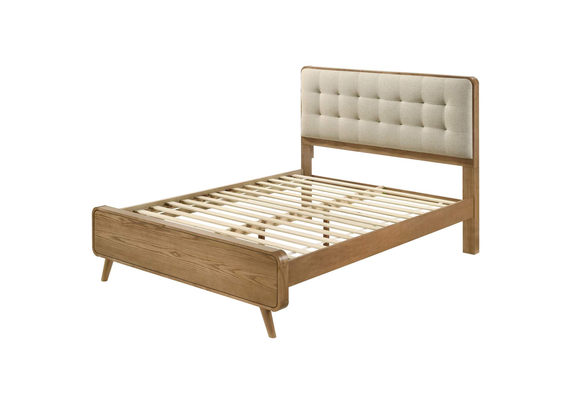 Robyn Wood California King Platform Bed Light Ash