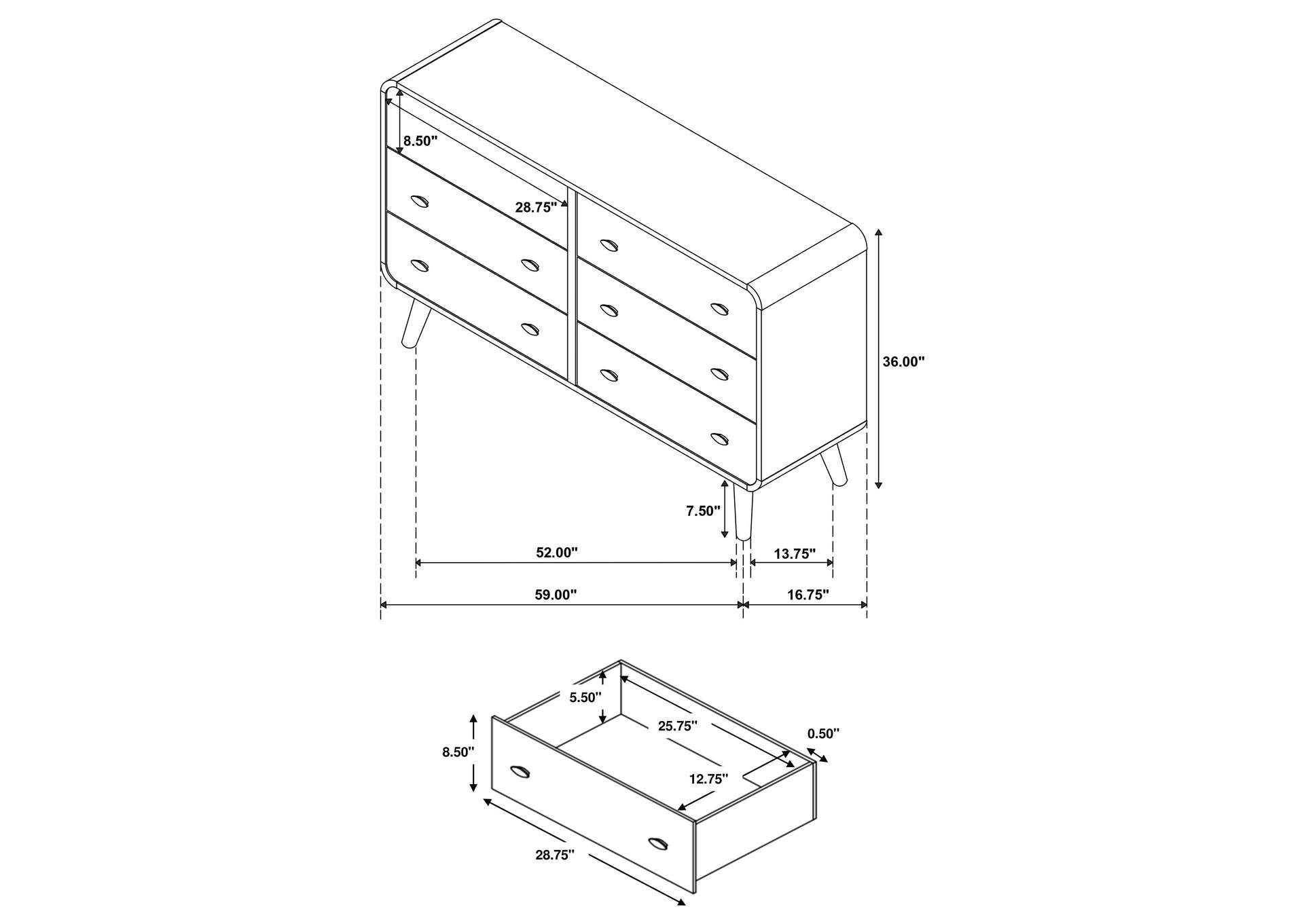 Robyn 5-piece Queen Bedroom Set Light Ash