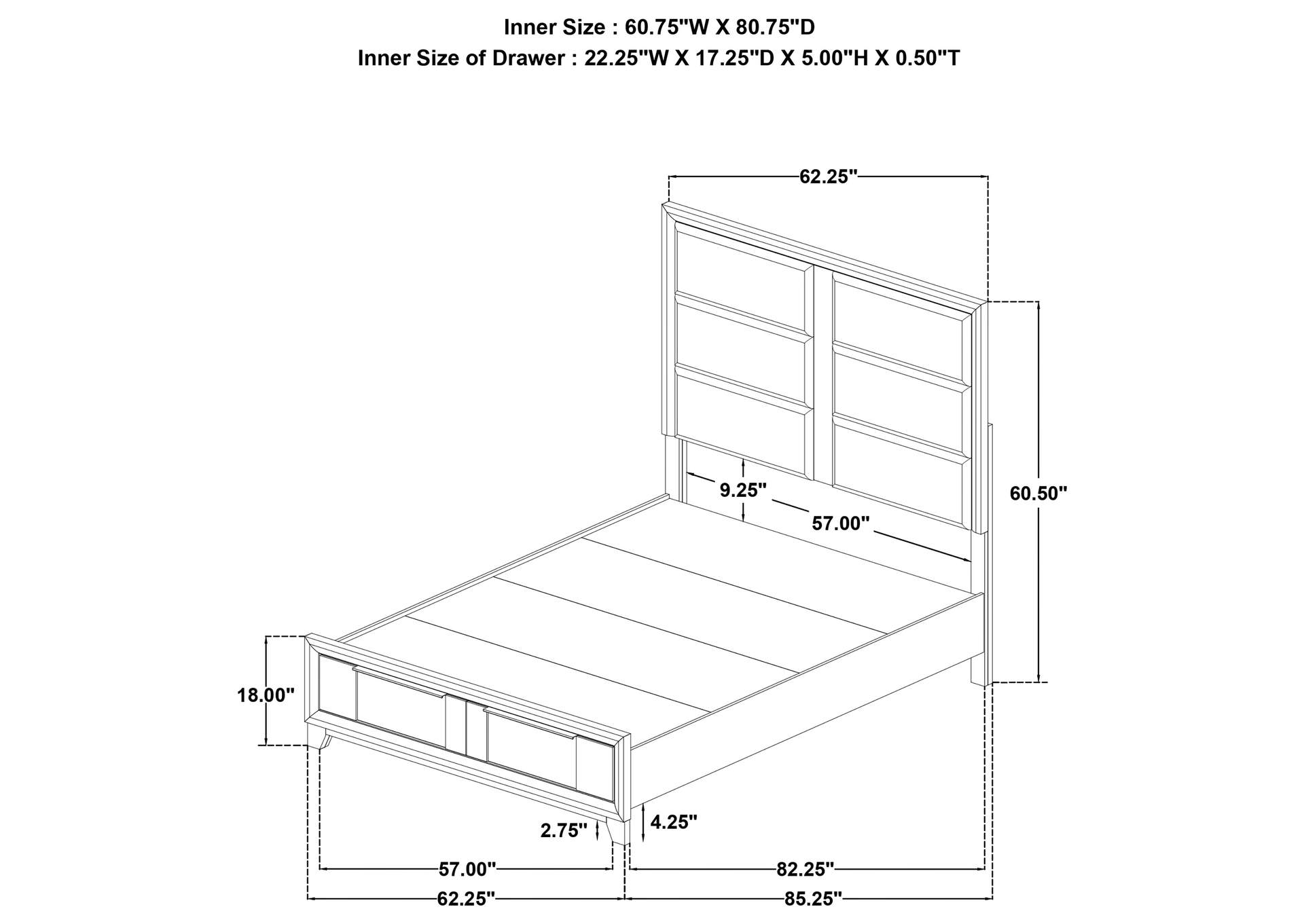 Farre 4-piece Queen Bedroom Set Washed Grey image 11