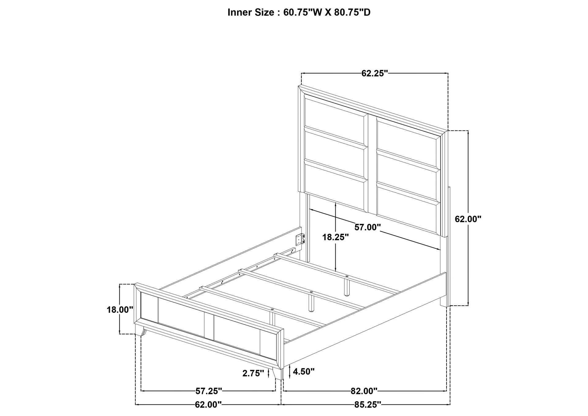Farre 5-piece Queen Bedroom Set Washed Grey image 14