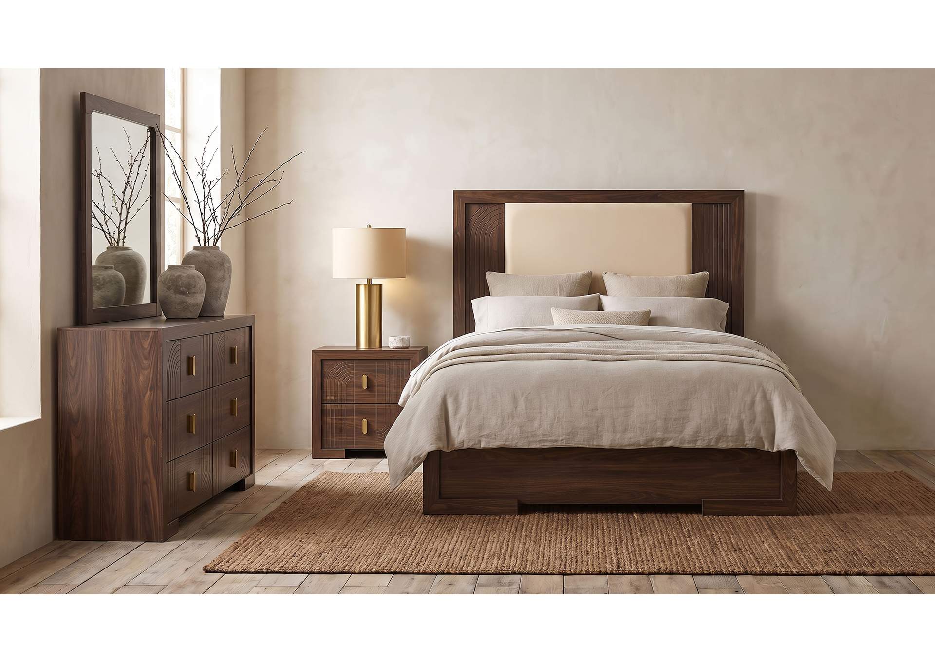 Etienne 4-piece Queen Bedroom Set Walnut image 4
