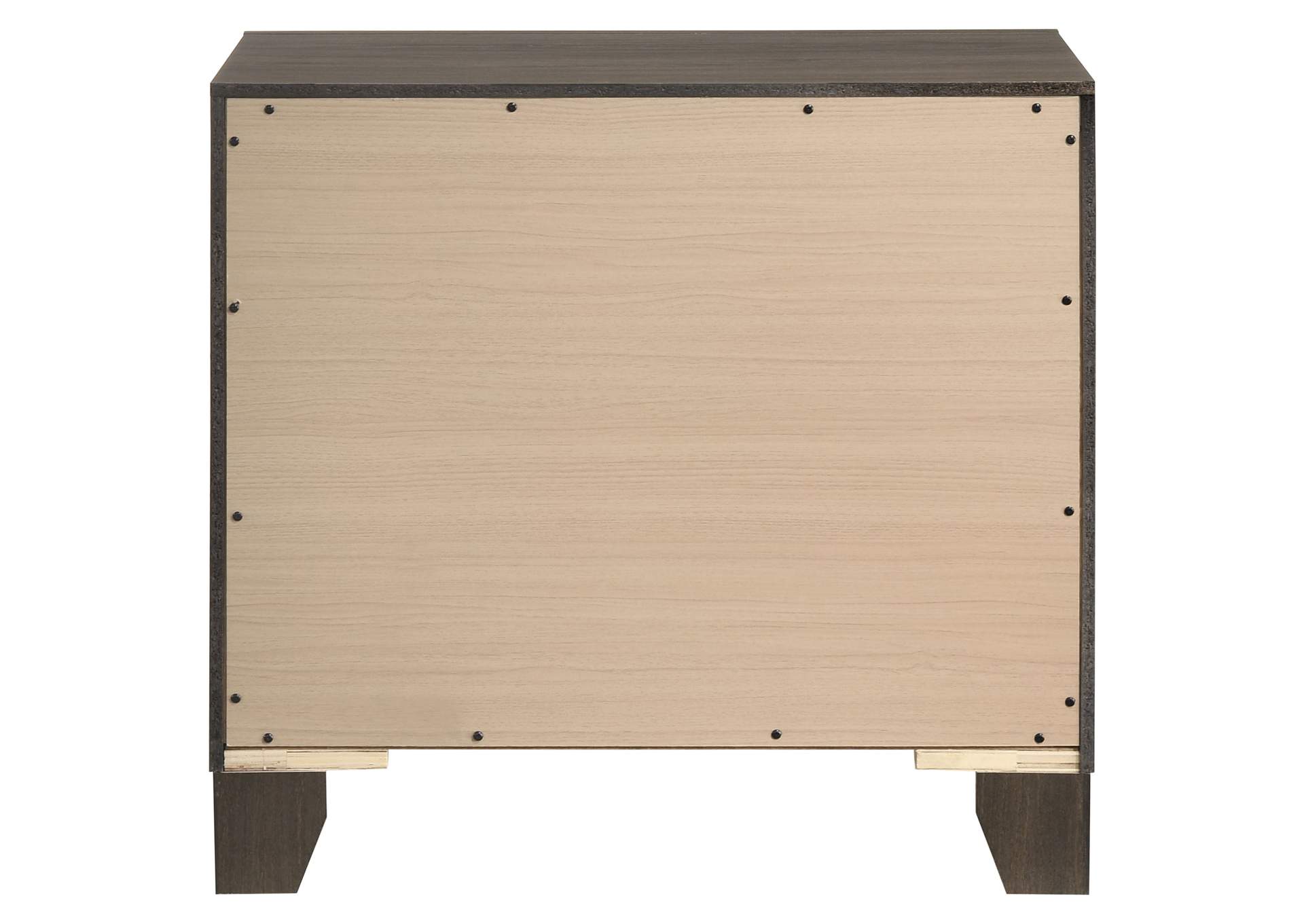 Farre 2-drawer Nightstand Bedside Table Dark Brown image 8