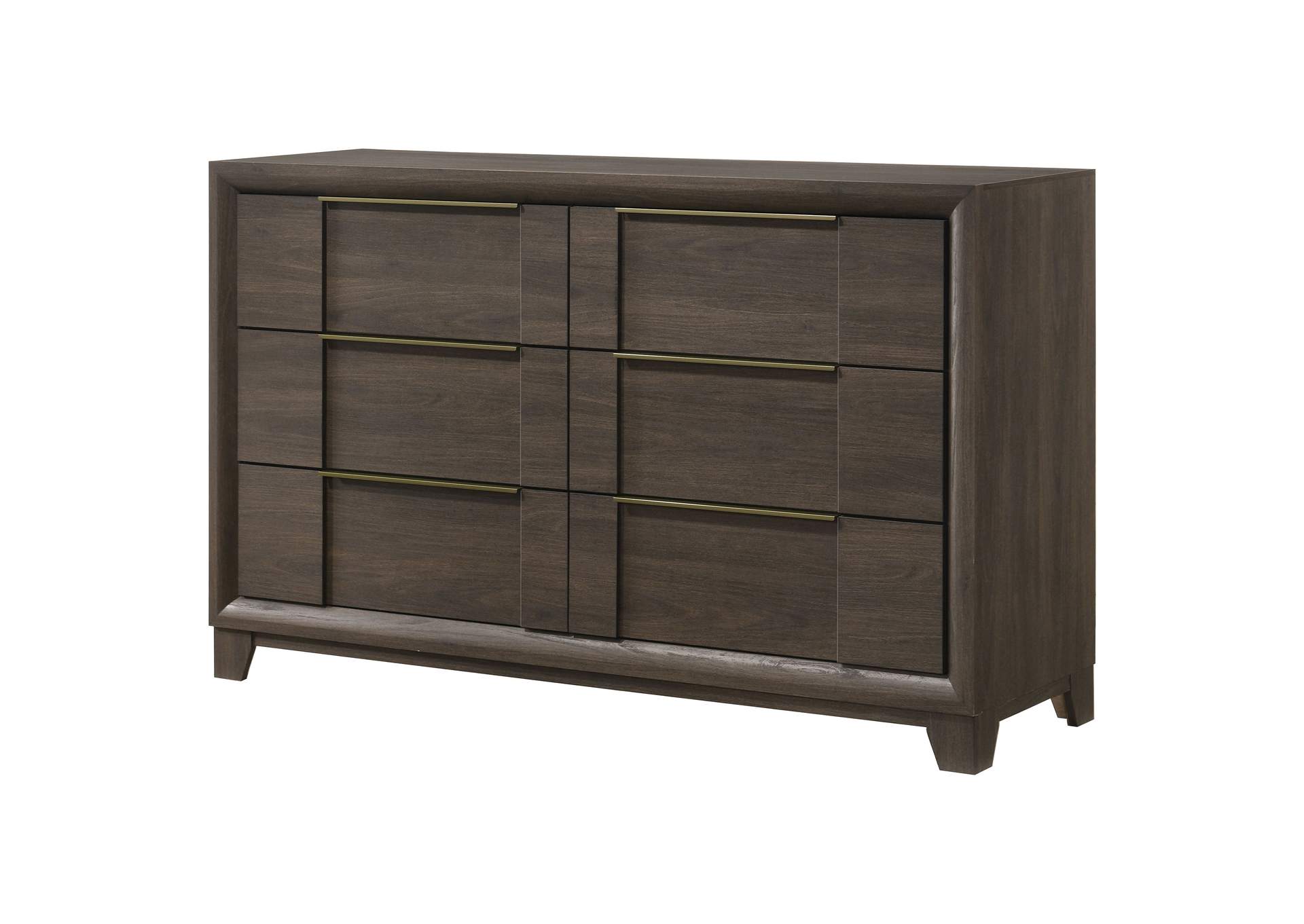 Farre 6-drawer Dresser Dark Brown image 4