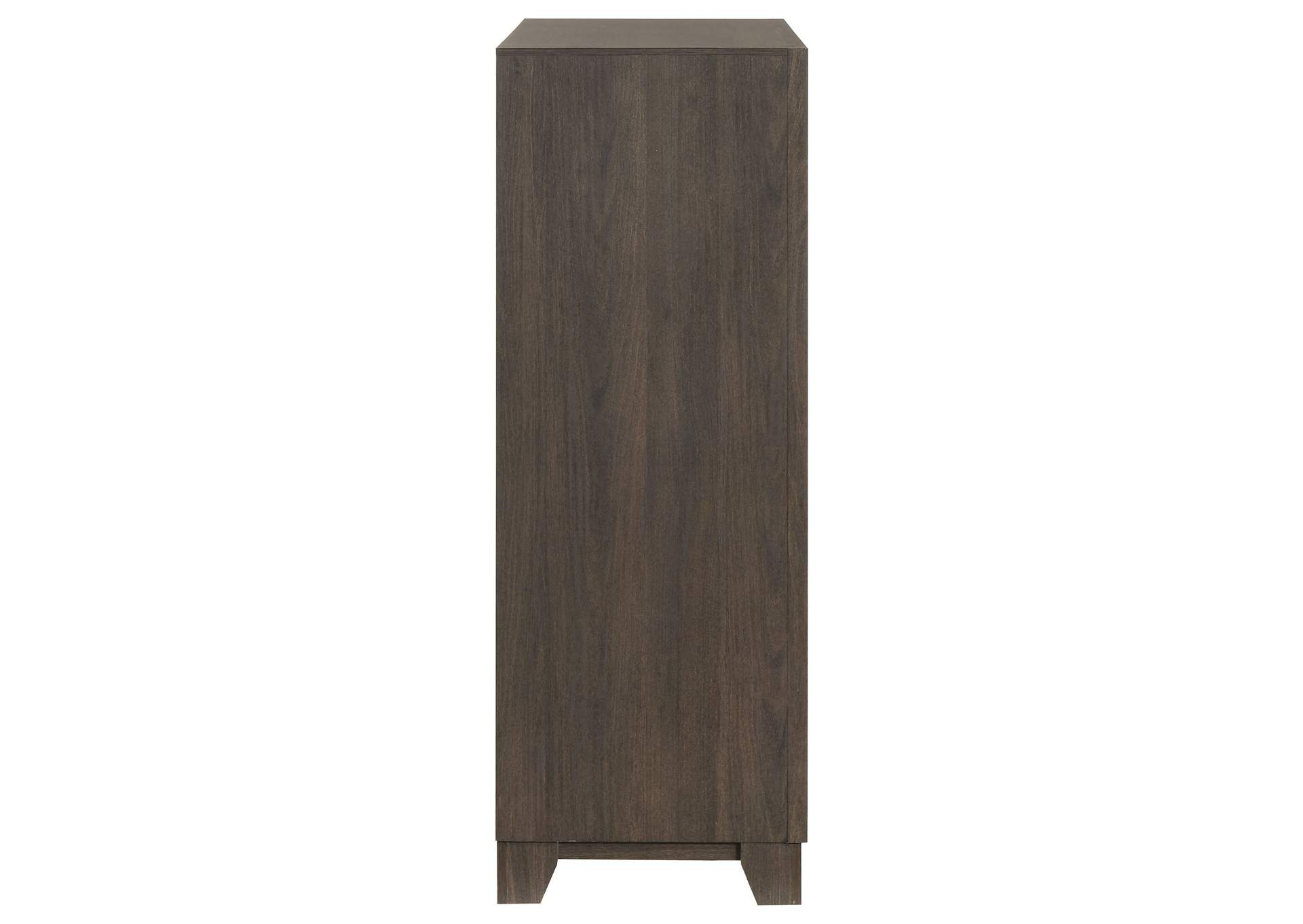 Farre 5-drawer Chest of Drawers Dark Brown image 9