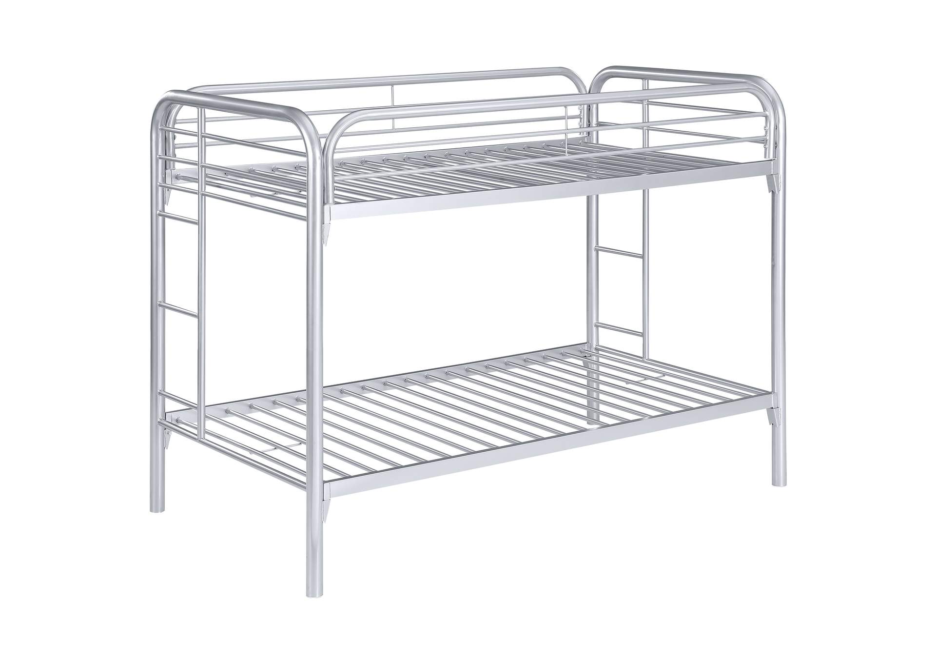 Morgan Twin over Twin Bunk Bed Silver