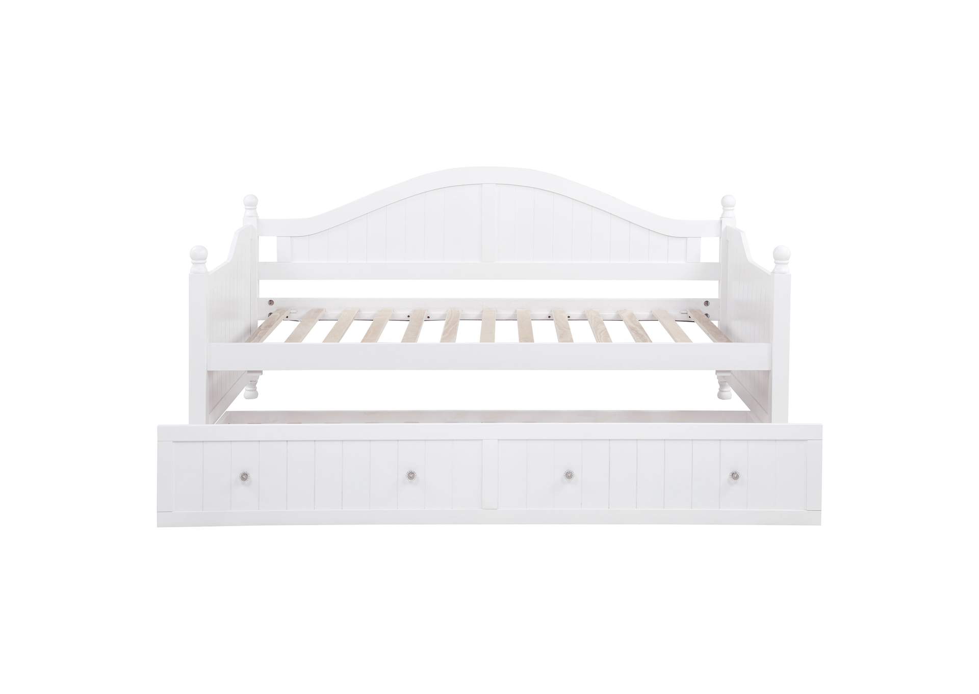 Julie Ann Wood Twin Daybed with Trundle White image 7