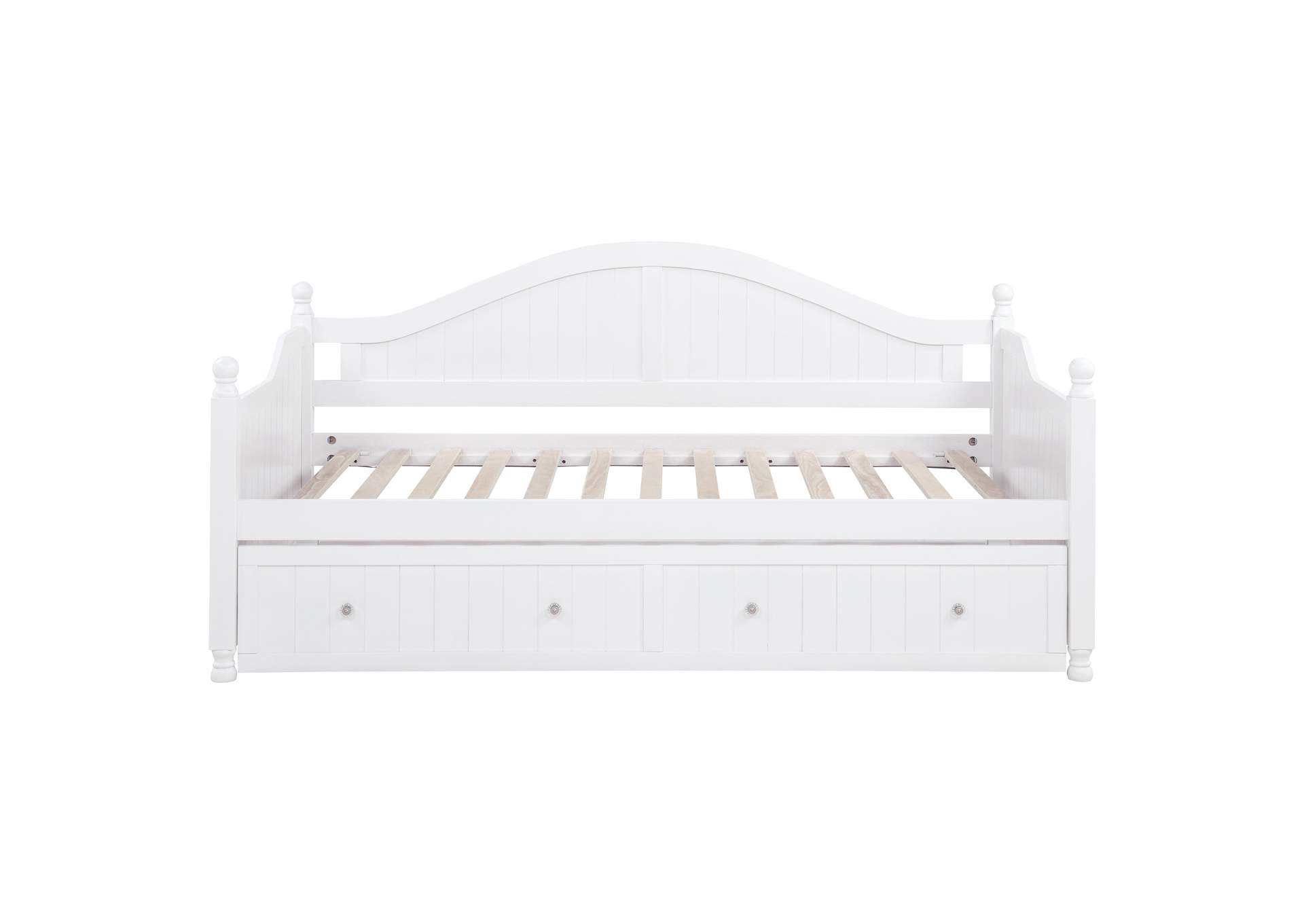 Julie Ann Wood Twin Daybed with Trundle White image 8