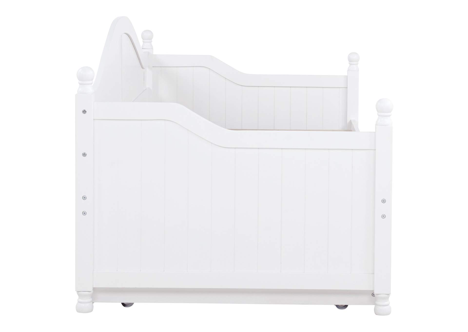 Julie Ann Wood Twin Daybed with Trundle White image 10