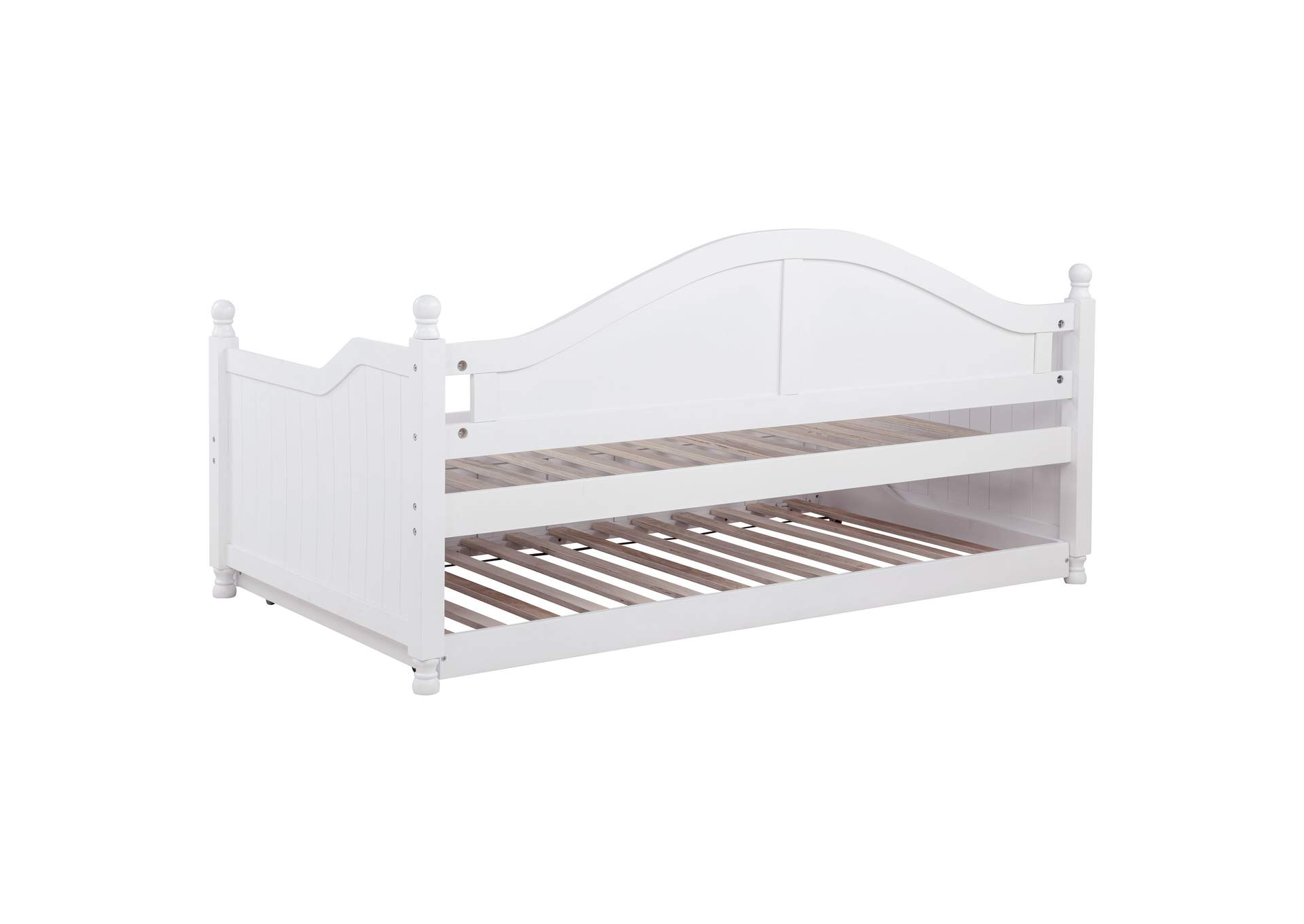 Julie Ann Wood Twin Daybed with Trundle White image 12