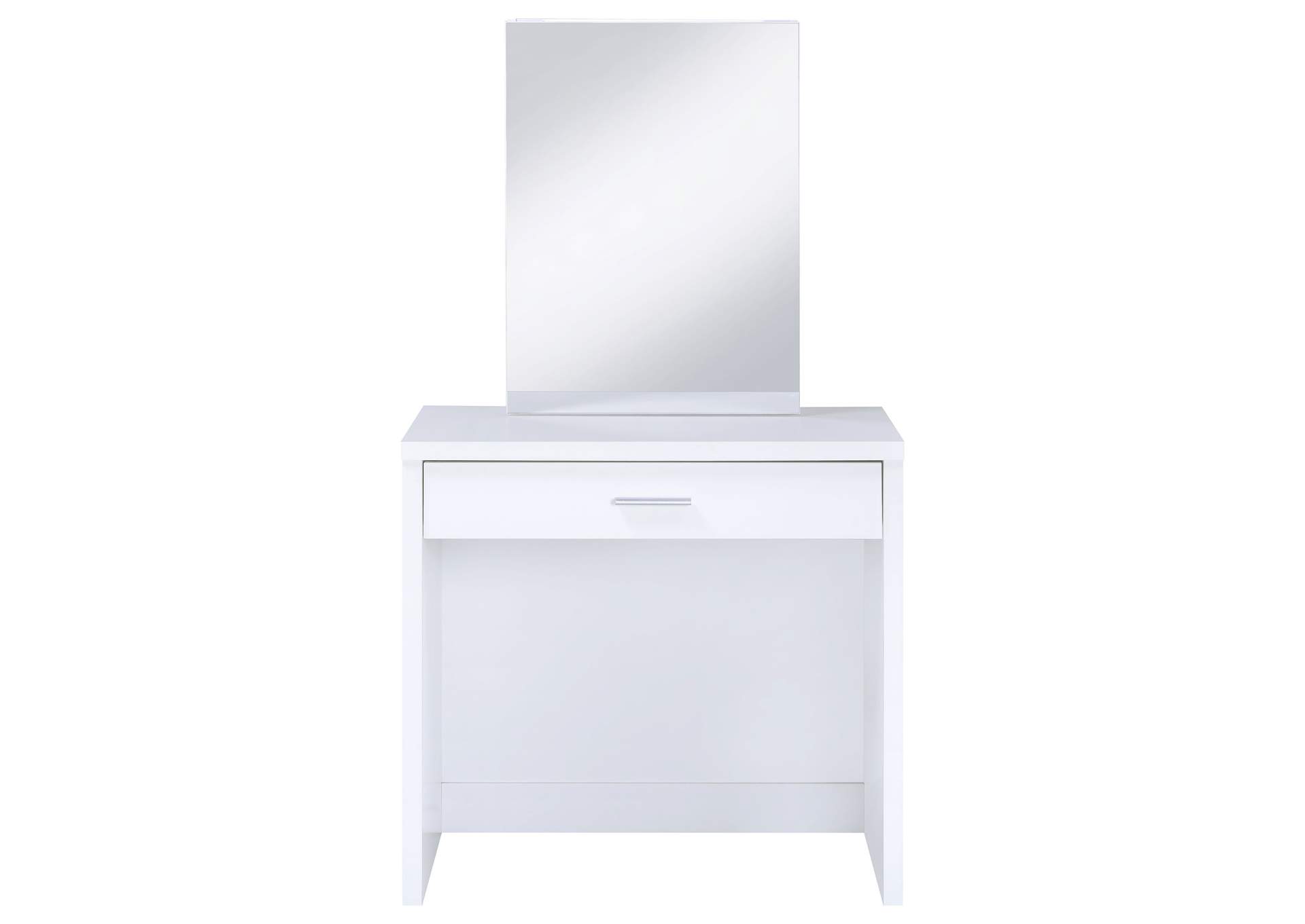 Harvey 2-piece Vanity Set with Lift-Top Stool White