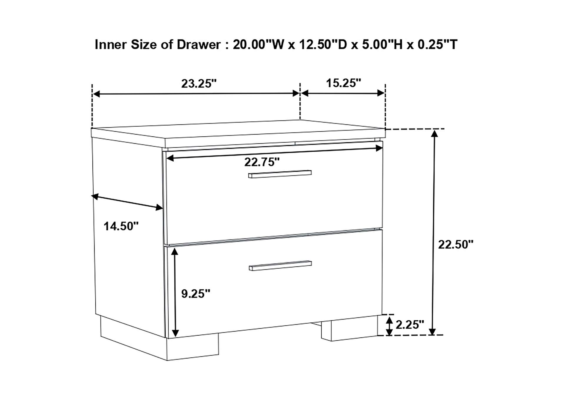 Jeremaine 4-piece Queen Bedroom Set White