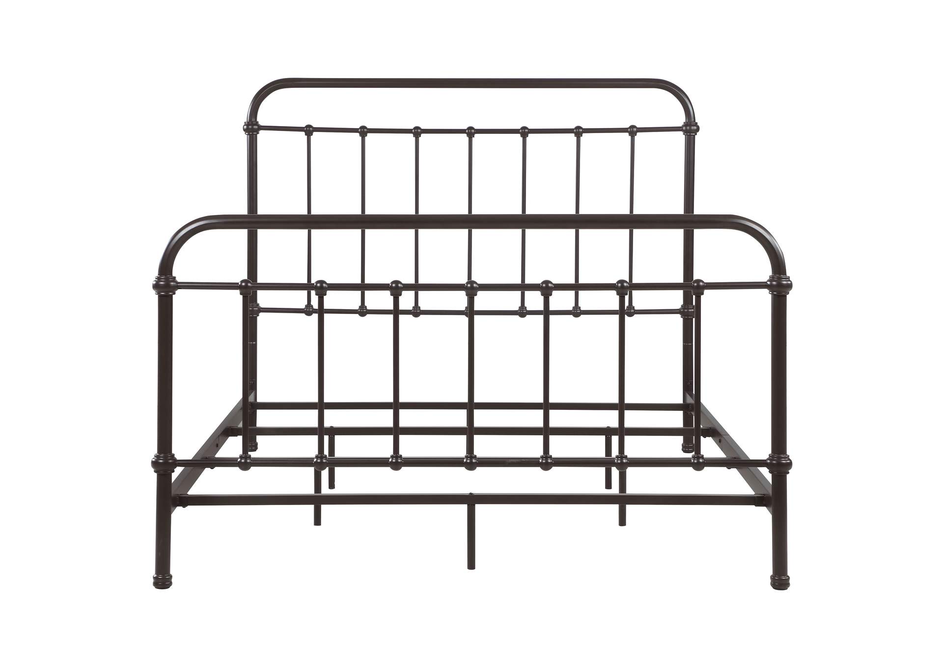 Livingston Metal California King Open Frame Bed Dark Bronze