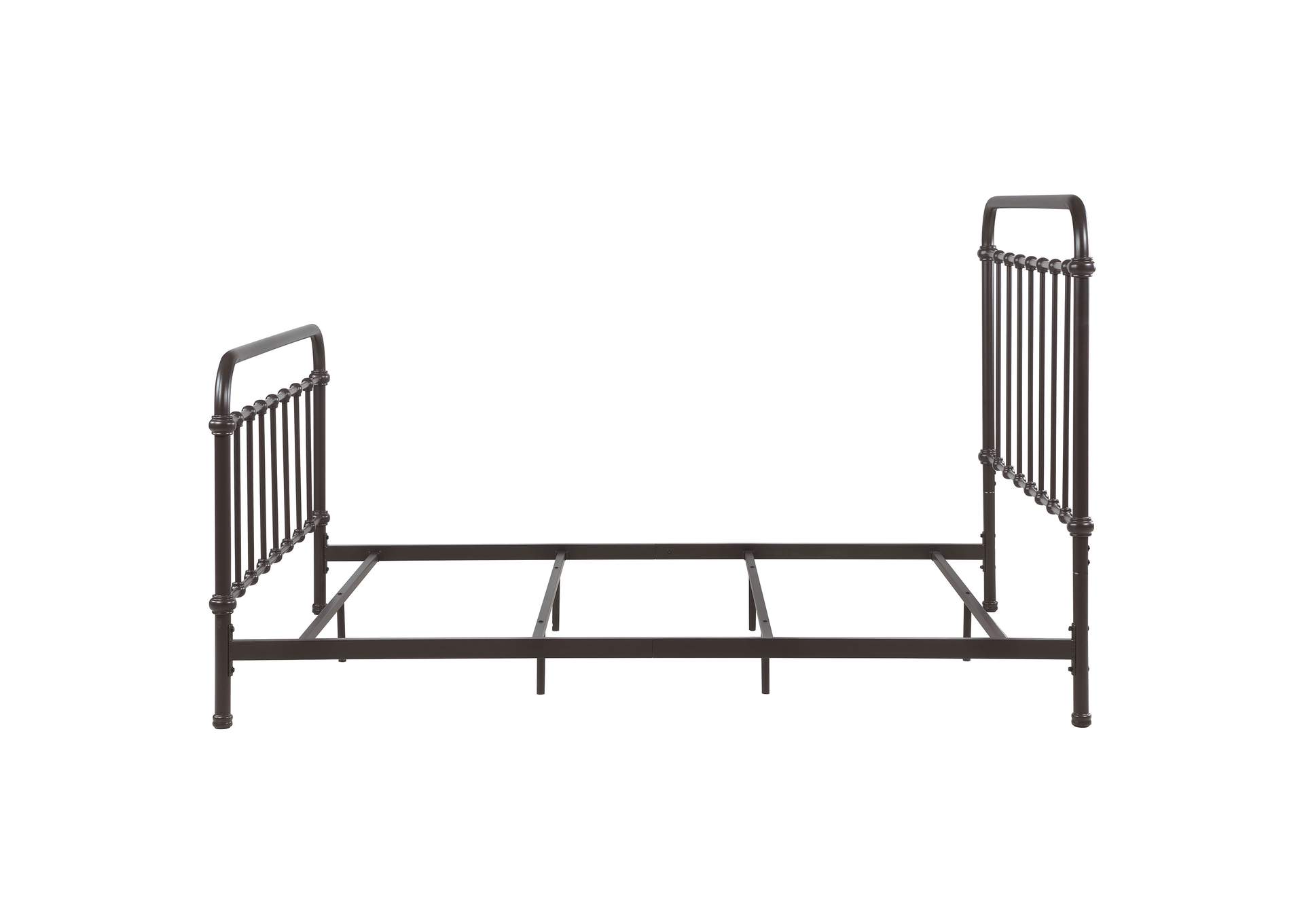 Livingston Metal Queen Open Frame Bed Dark Bronze