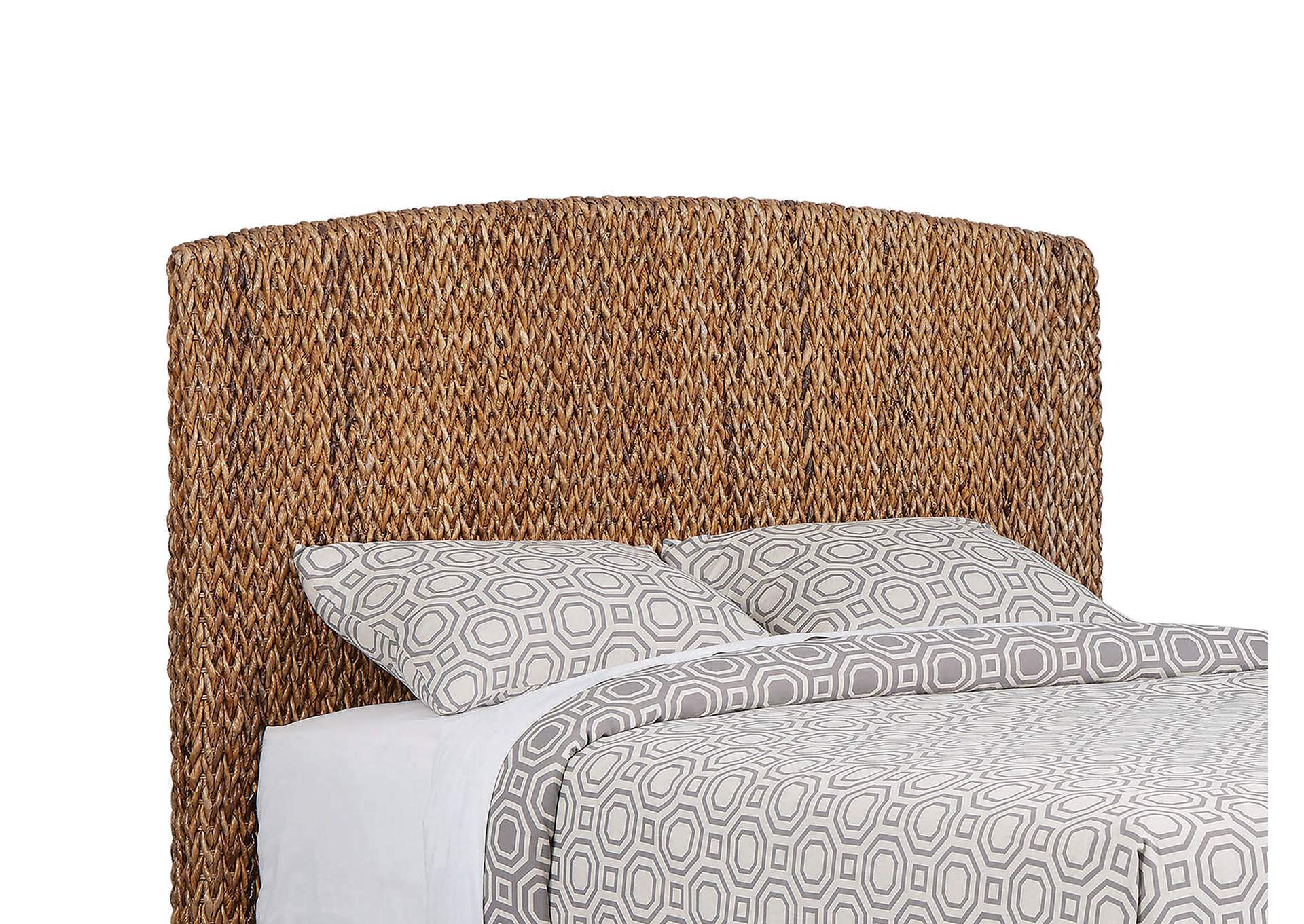 Laughton Banana Leaf California King Panel Bed Amber image 3