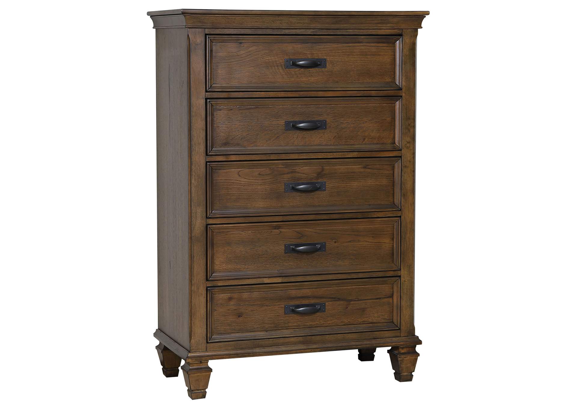 Devon 5-piece California King Bedroom Set Beige and Oak