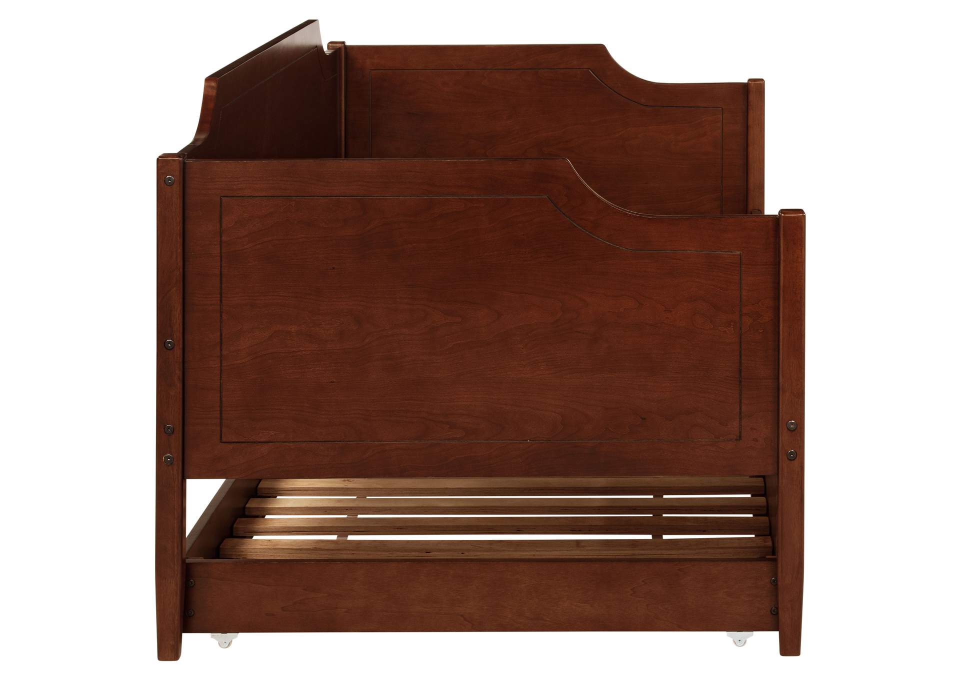 Redding Wood Twin Daybed With Trundle Cherry