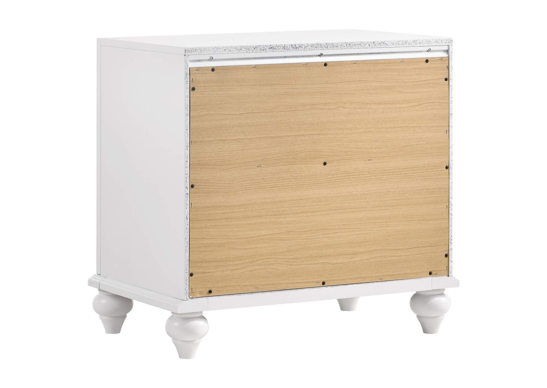 Barzini Upholstered Tufted Bedroom Set White