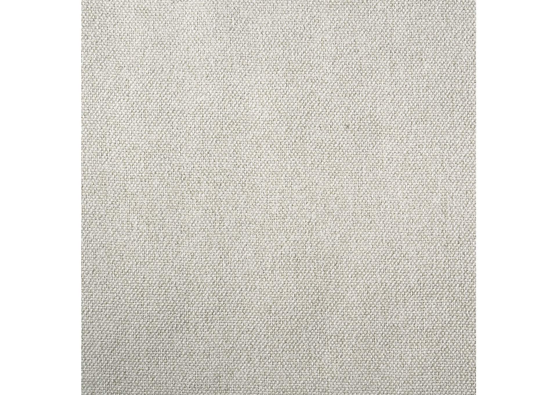 Dorian Fabric Upholstered Full Panel Bed Cream