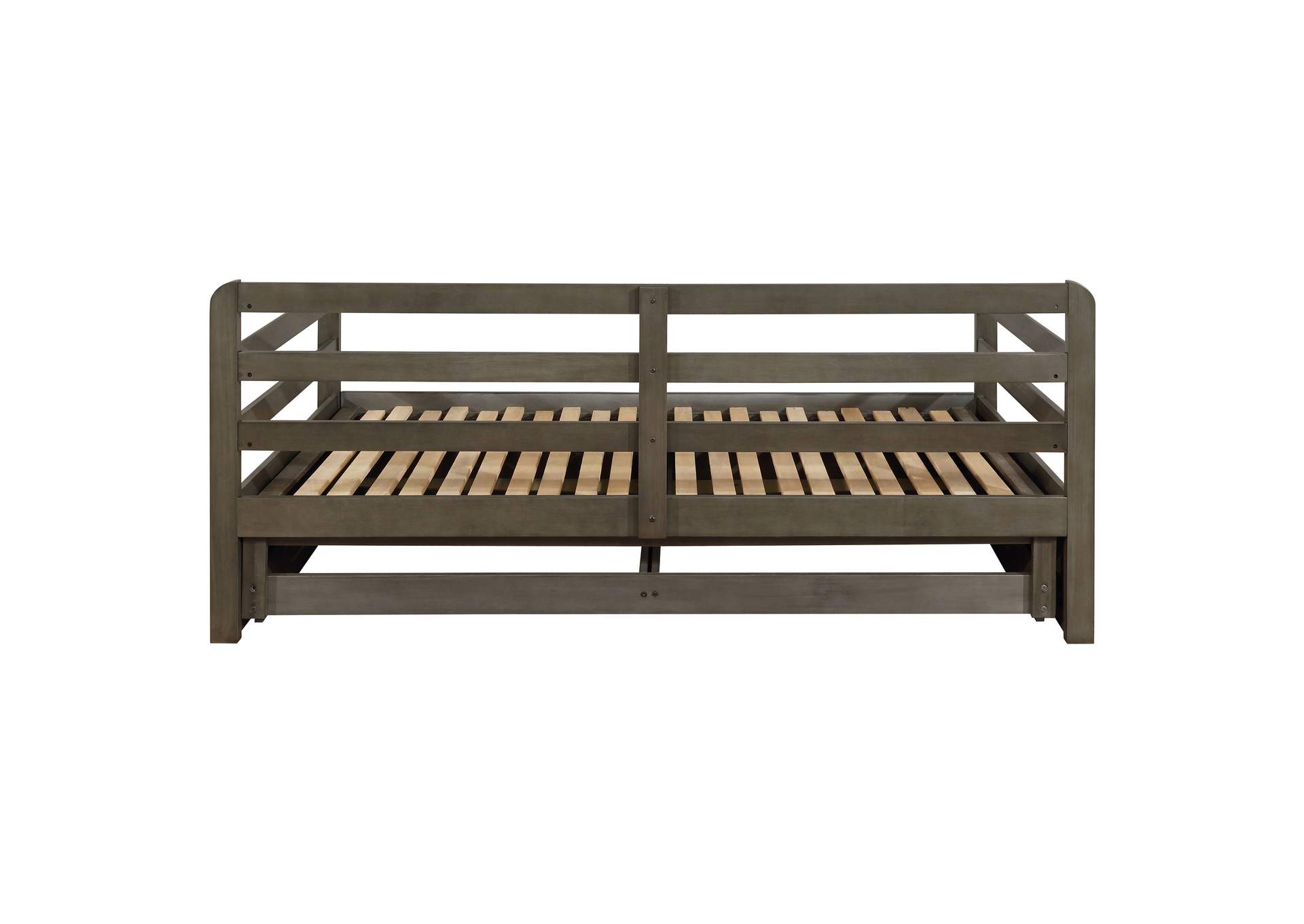 Sorrento 2-drawer Twin Daybed with Extension Trundle Grey