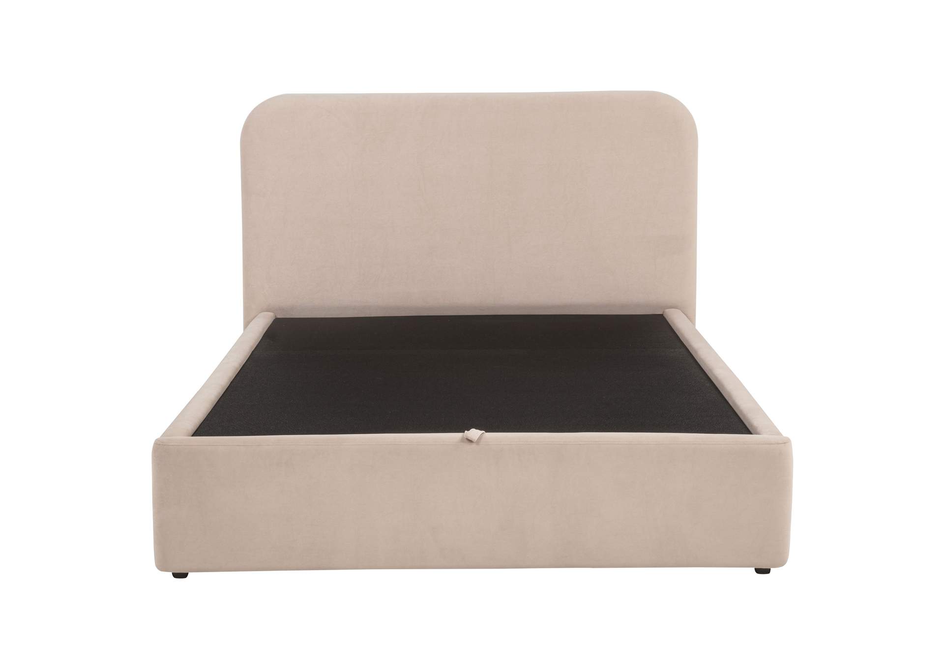 Anders Upholstered Queen Storage Lift Platform Bed Beige image 6