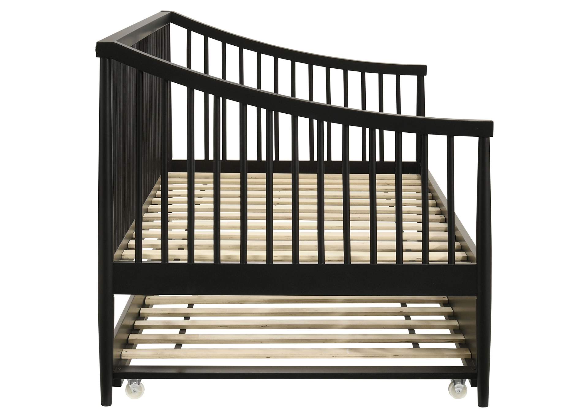 Delgado Windsor Twin Wood Daybed with Trundle Black image 7