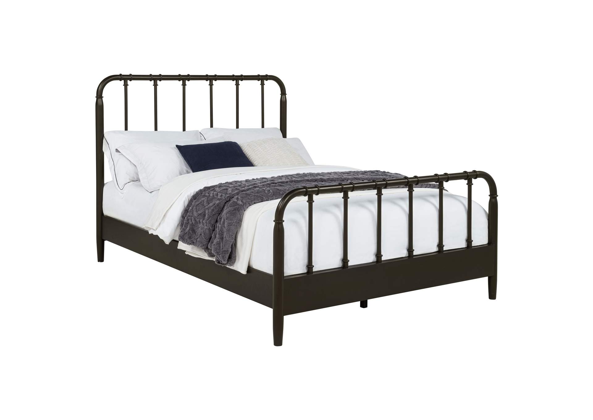 Rocco All Wood Water Pipe Open Frame Full Bed Dark Bronze image 4