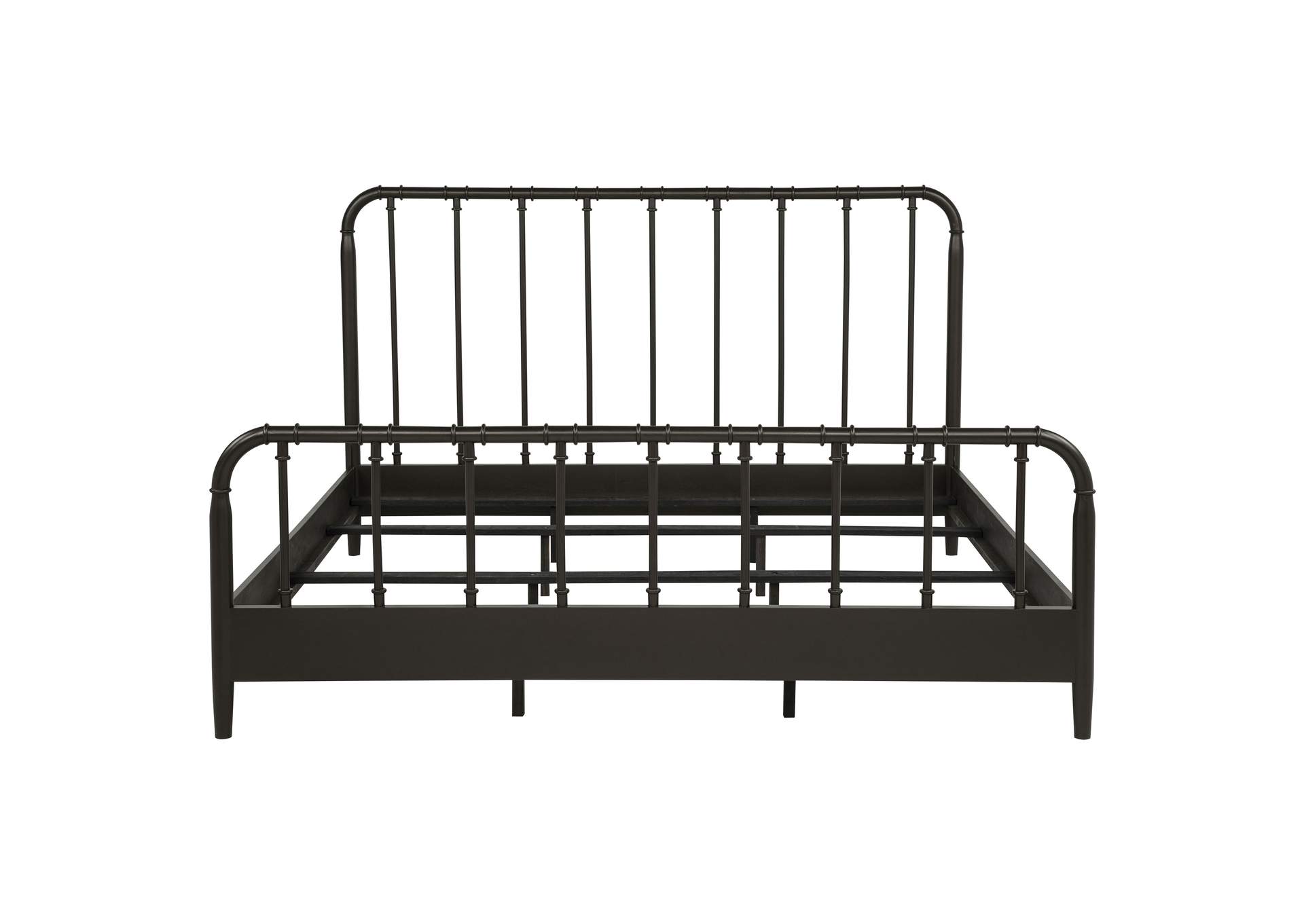 Rocco All Wood Water Pipe Open Frame Eastern King Bed Dark Bronze image 5